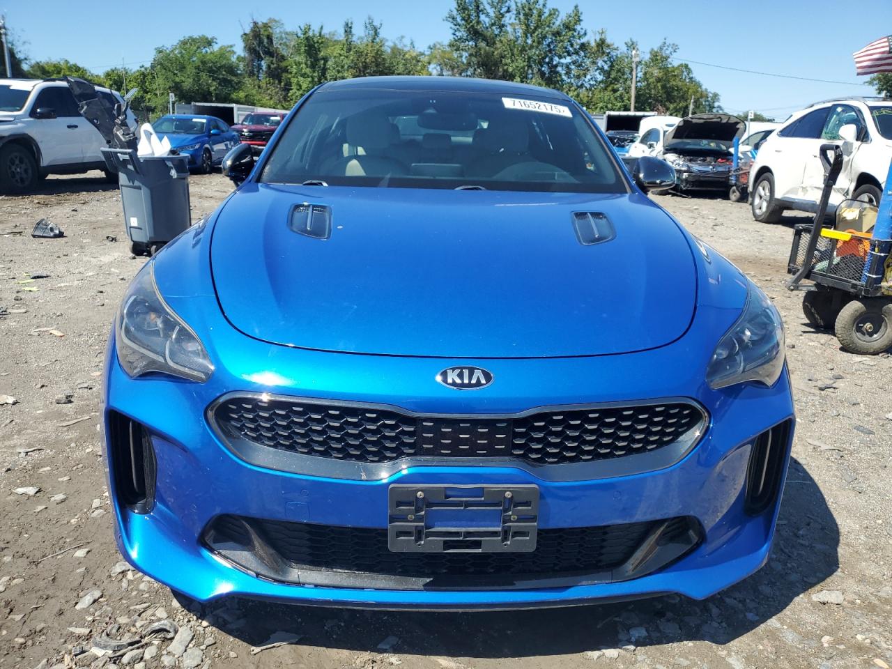 2018 Kia Stinger Gt2 Синий vin: KNAE55LC0J6022618