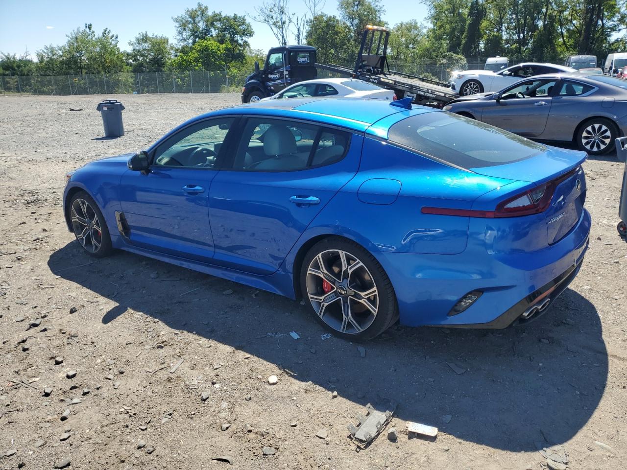 2018 Kia Stinger Gt2 Синий vin: KNAE55LC0J6022618