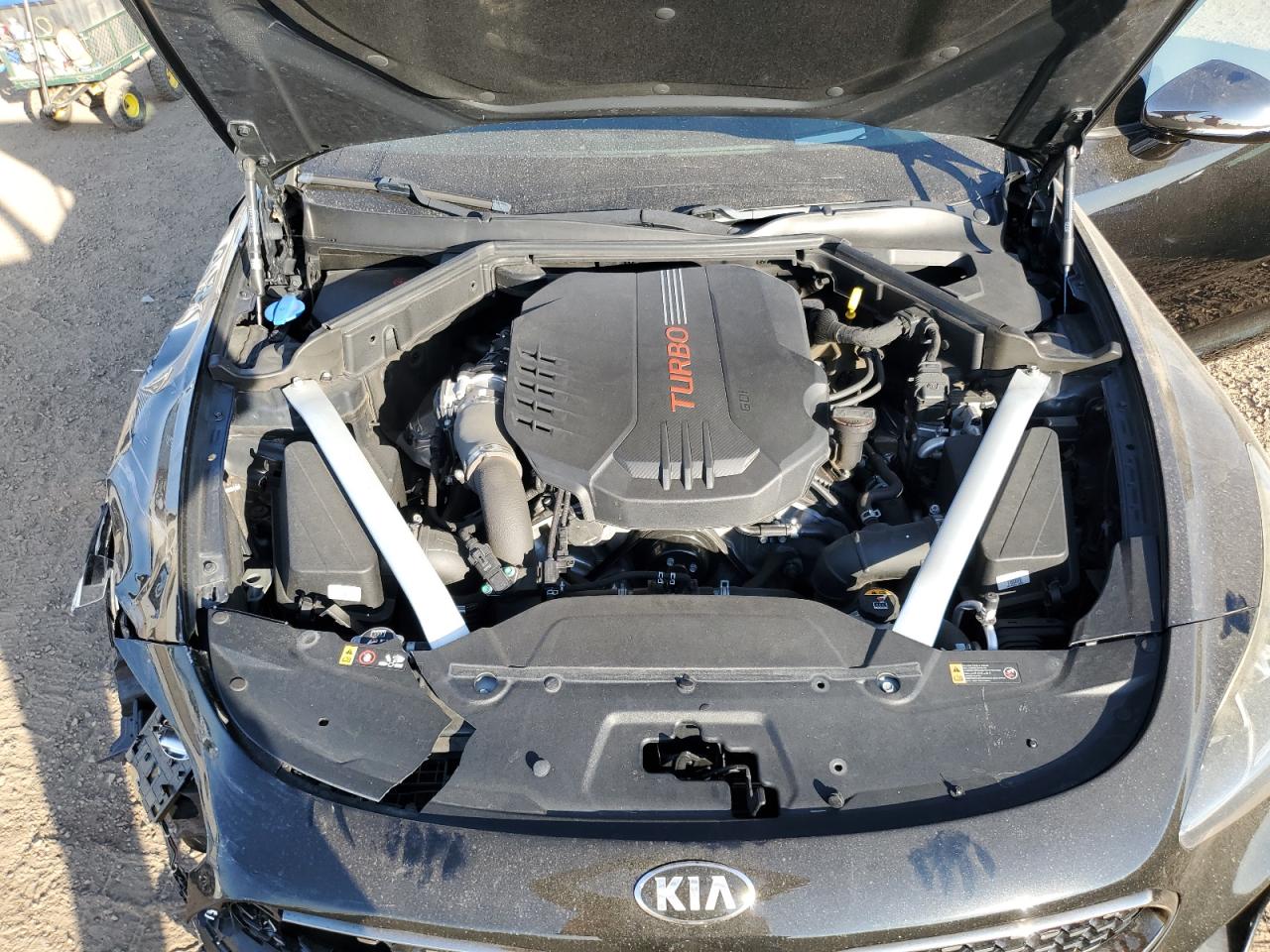 2018 Kia Stinger Gt2 Черный vin: KNAE55LC3J6028624