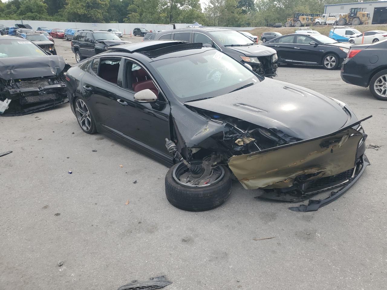2018 Kia Stinger Gt2 Черный vin: KNAE55LC3J6038361