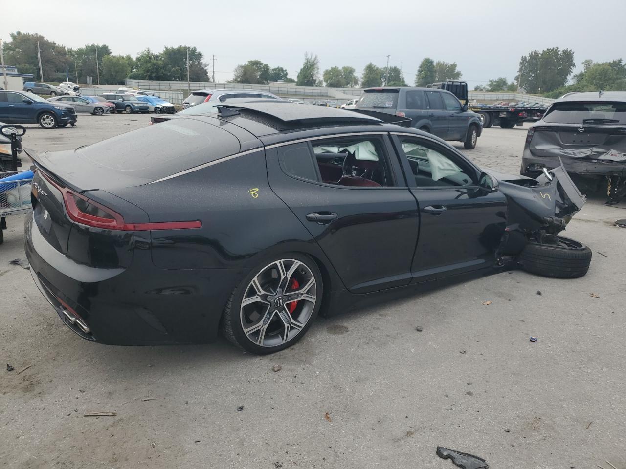 2018 Kia Stinger Gt2 Черный vin: KNAE55LC3J6038361