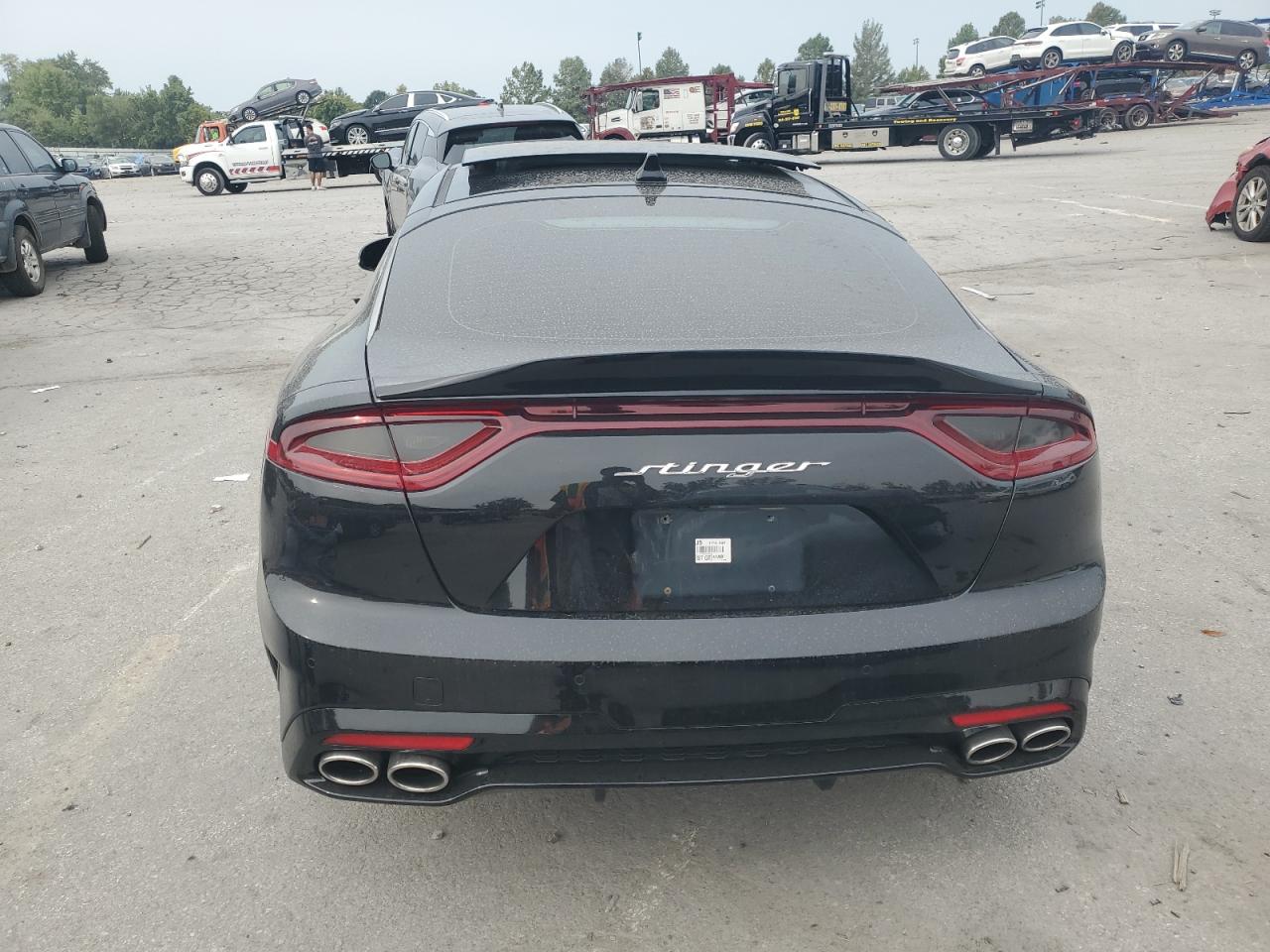 2018 Kia Stinger Gt2 Черный vin: KNAE55LC3J6038361