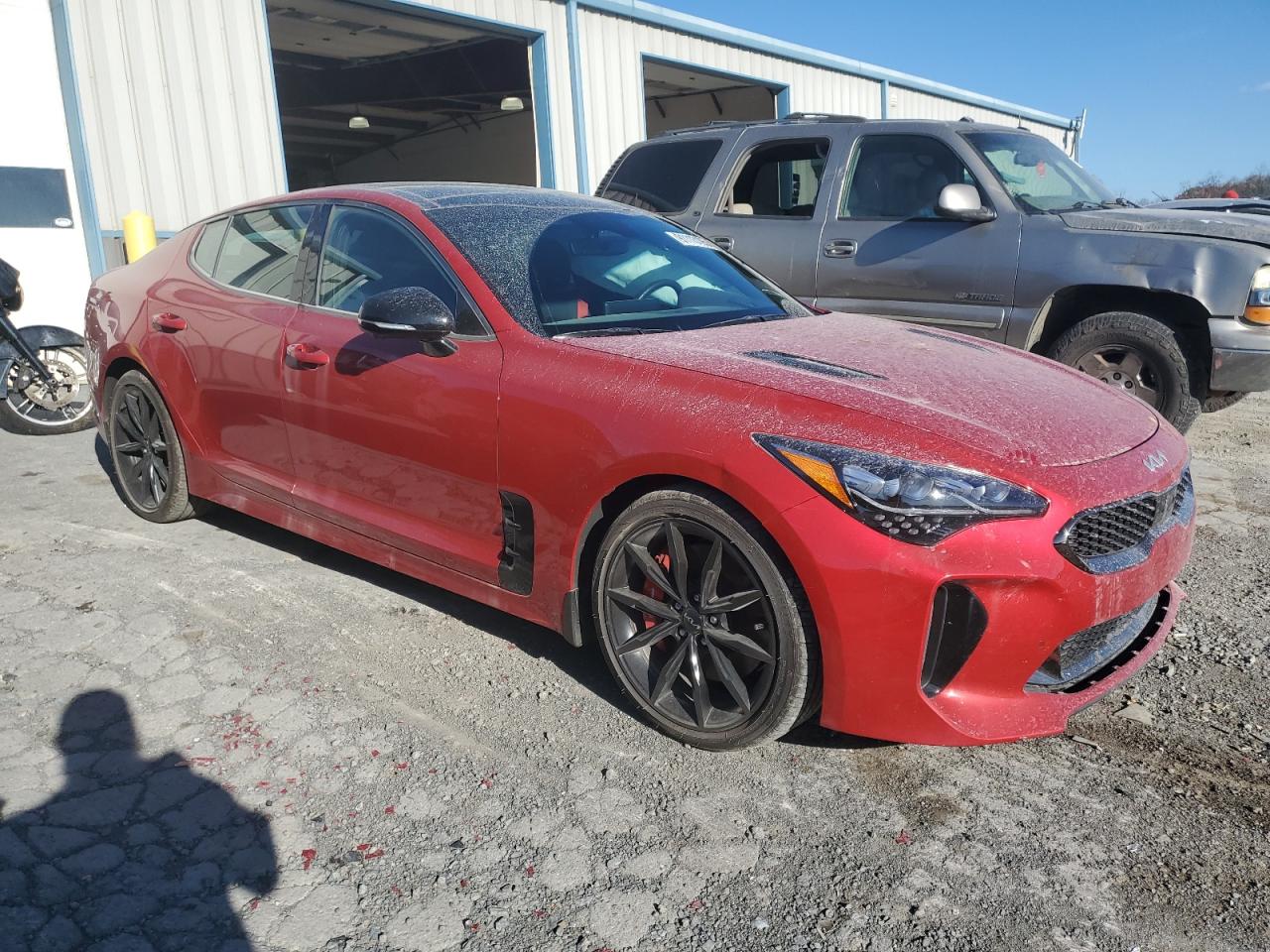 2023 Kia Stinger Gt2 Красный vin: KNAE55LC4P6122763