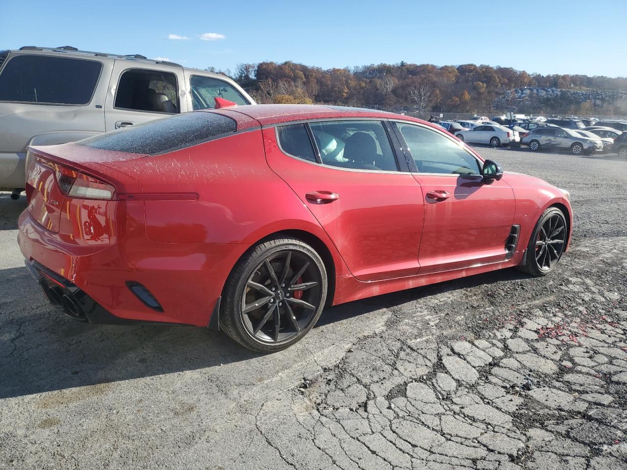 2023 Kia Stinger Gt2 Красный vin: KNAE55LC4P6122763