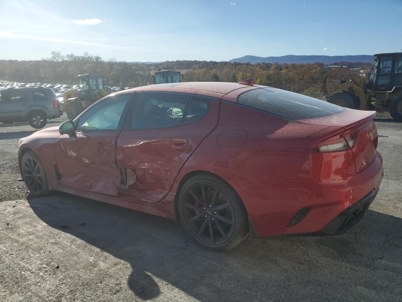 2023 Kia Stinger Gt2 Красный vin: KNAE55LC4P6122763