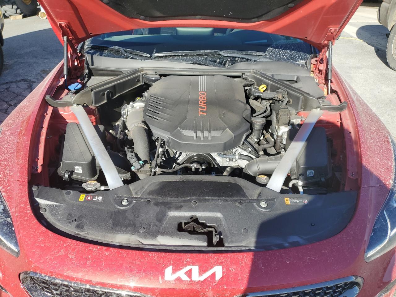 2023 Kia Stinger Gt2 Красный vin: KNAE55LC4P6122763