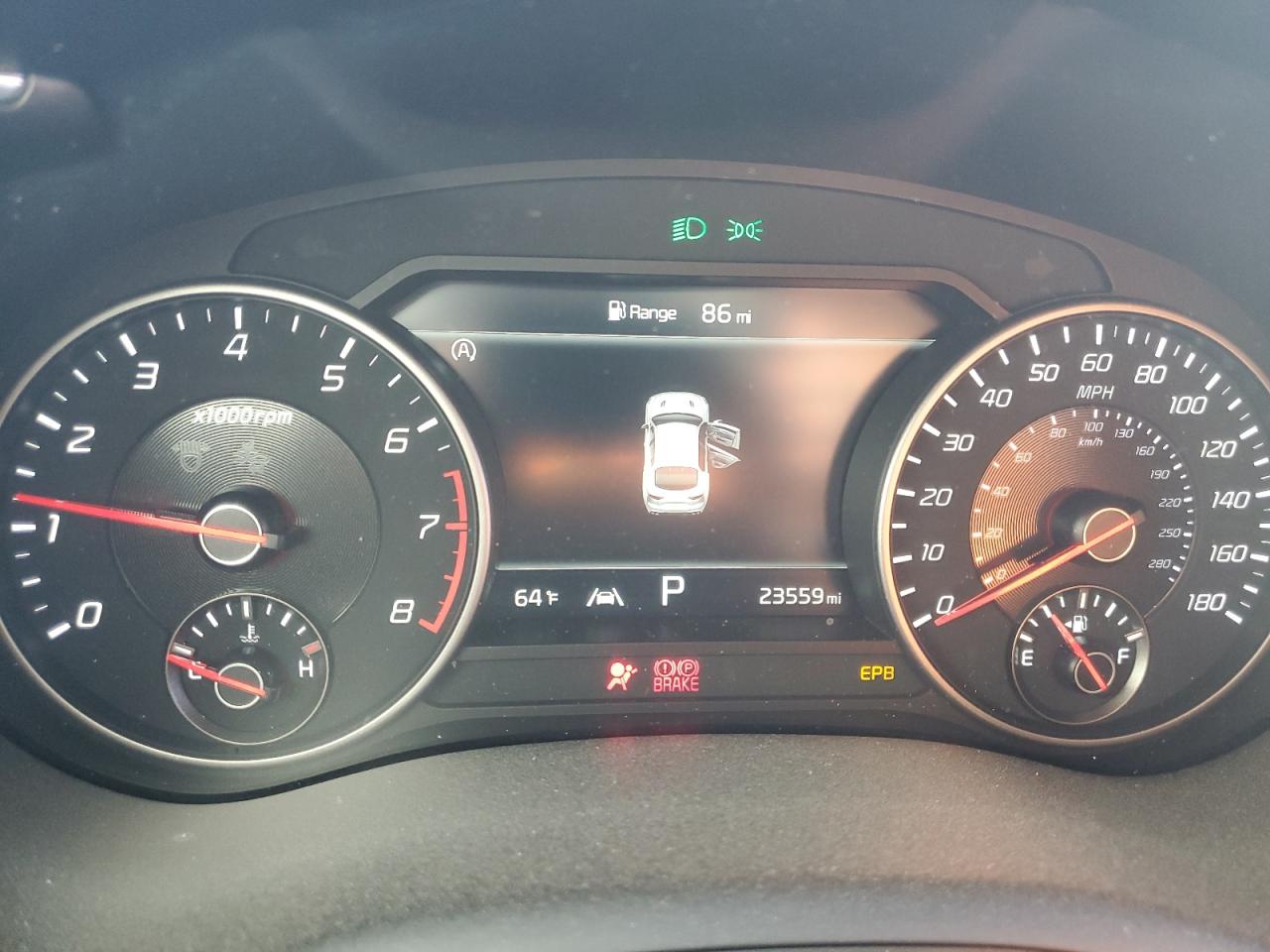 2023 Kia Stinger Gt2 Красный vin: KNAE55LC4P6122763