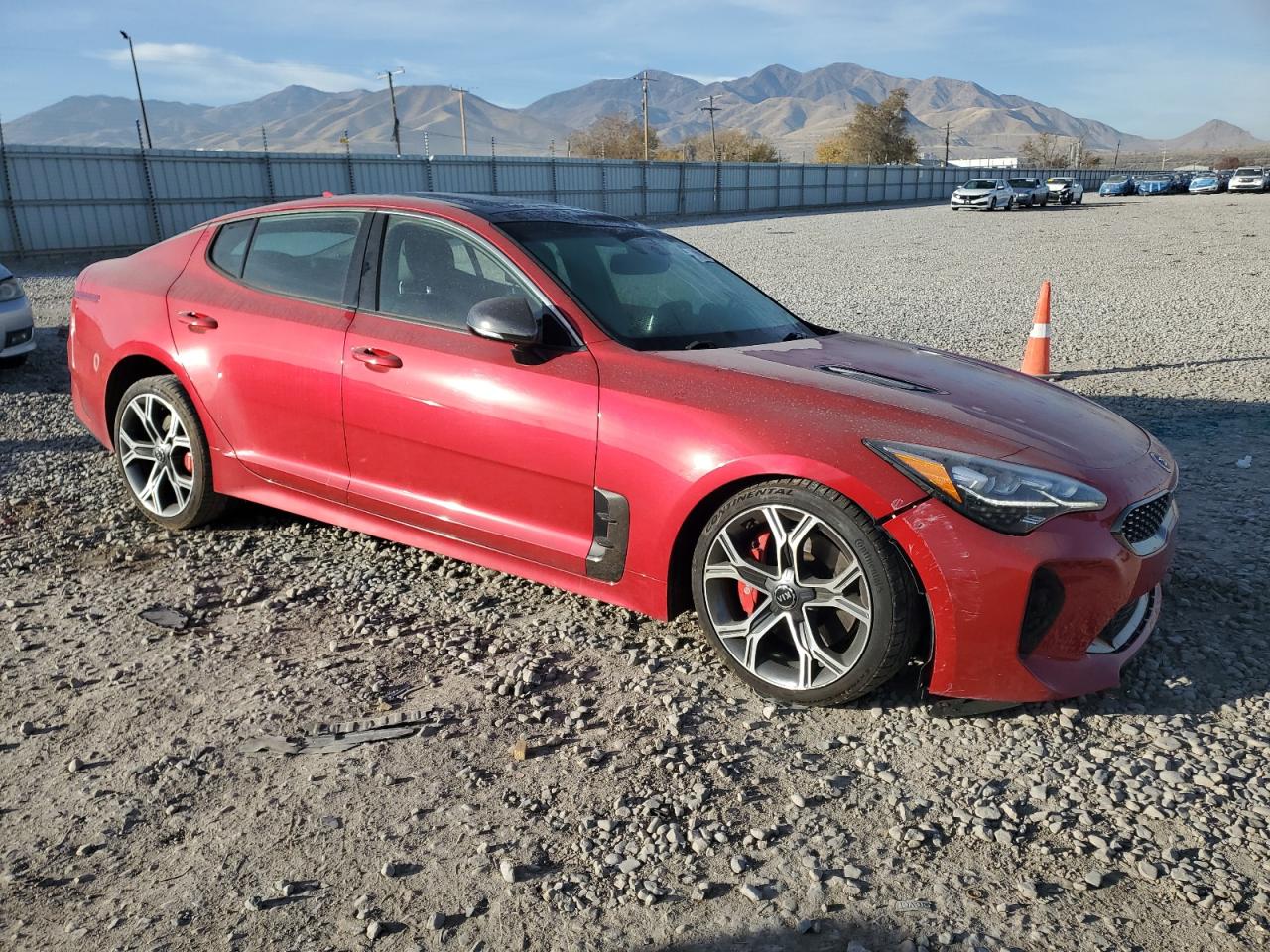 2018 Kia Stinger Gt2 Красный vin: KNAE55LC5J6019925