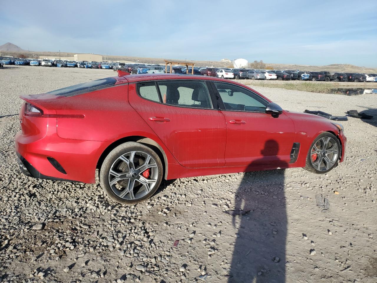 2018 Kia Stinger Gt2 Красный vin: KNAE55LC5J6019925