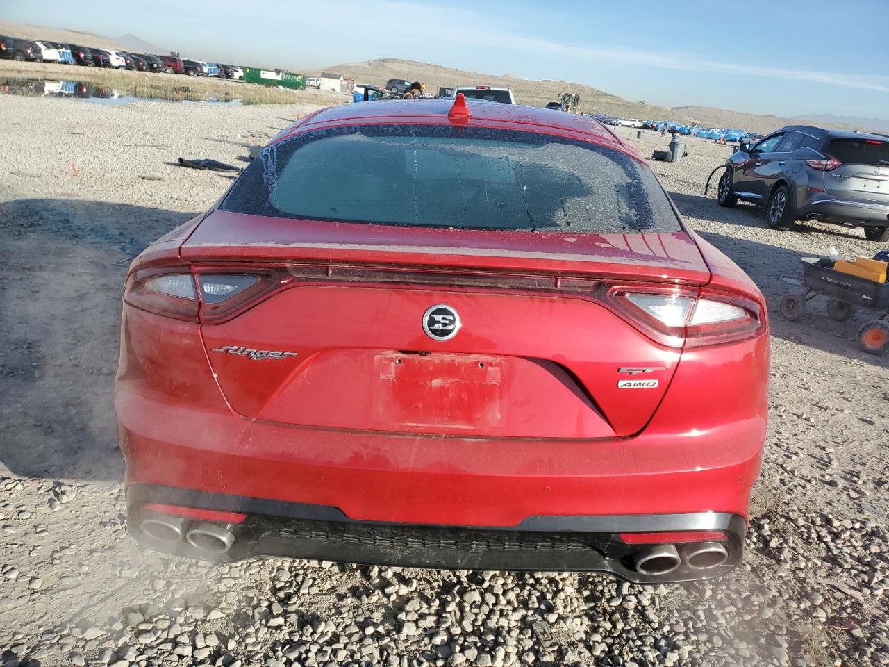 2018 Kia Stinger Gt2 Красный vin: KNAE55LC5J6019925