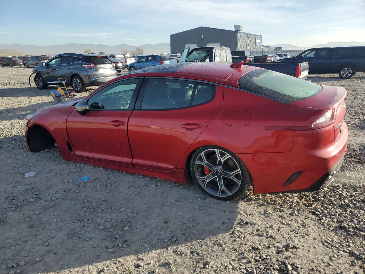 2018 Kia Stinger Gt2 Красный vin: KNAE55LC5J6019925