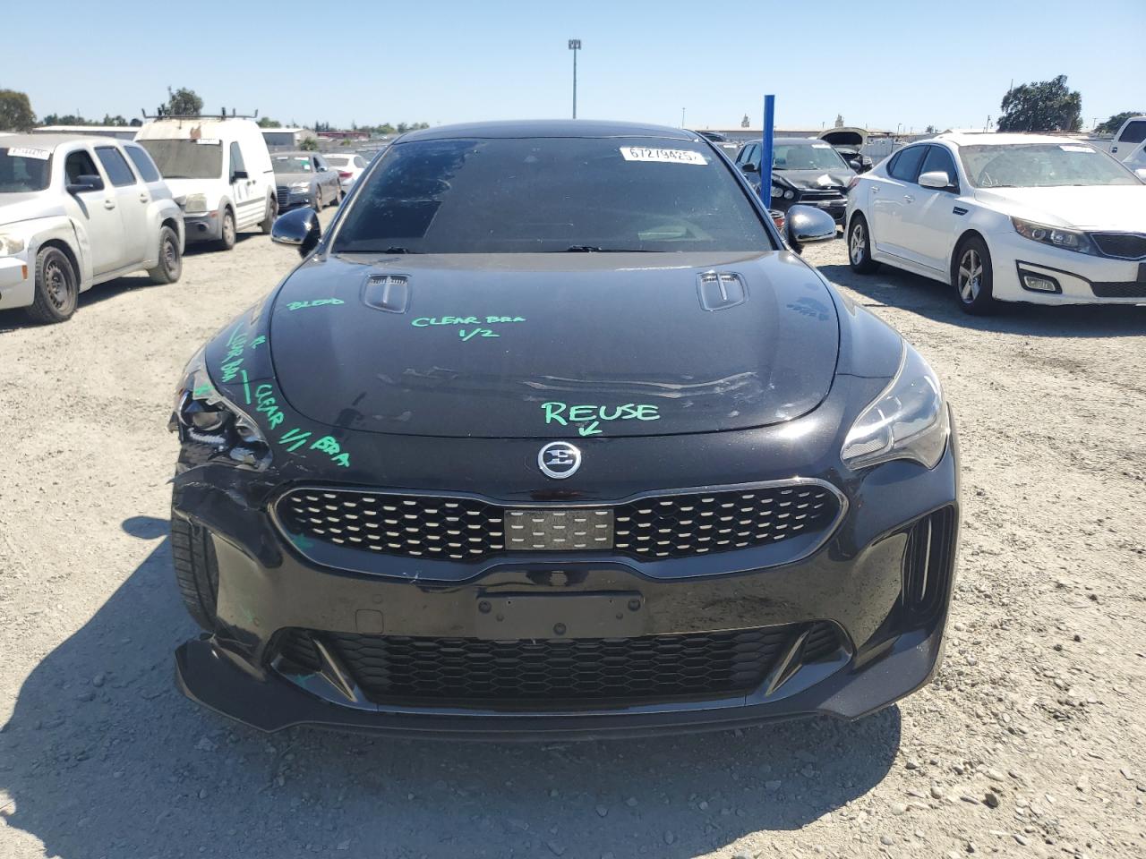 2018 Kia Stinger Gt2 Black vin: KNAE55LC7J6025211