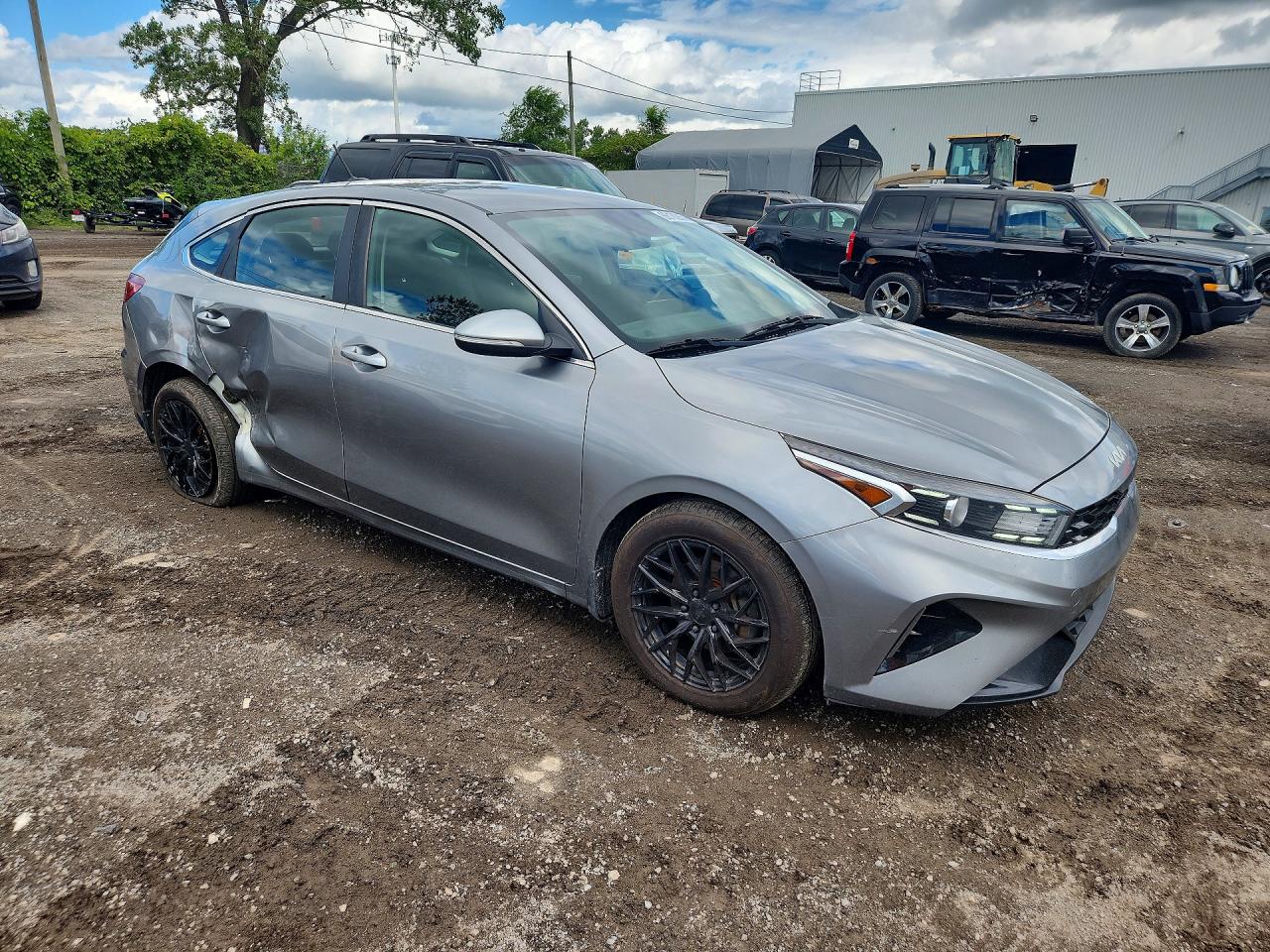 2022 Kia Forte Ex Silver vin: KNAF55AC3N5146451