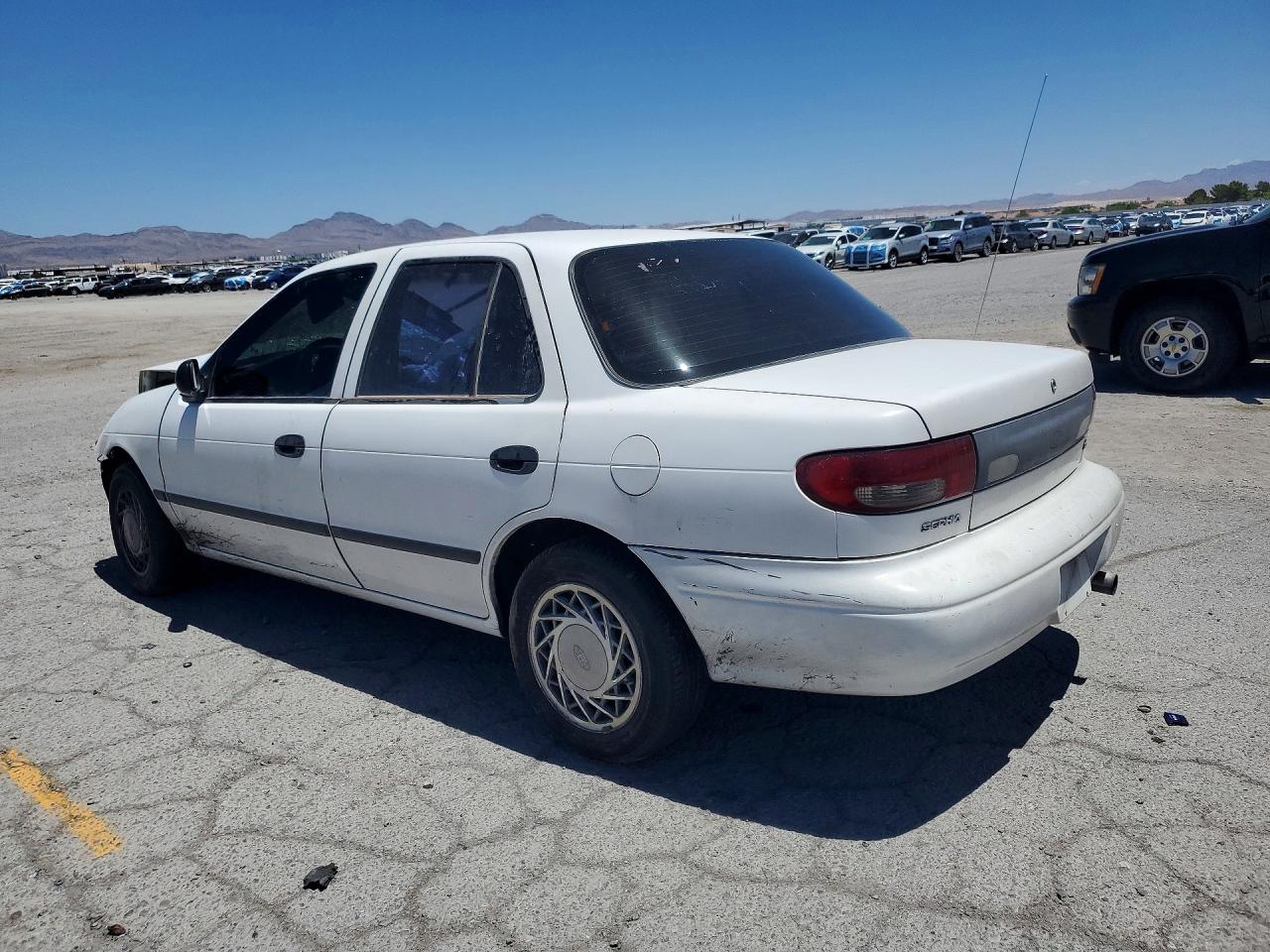 1997 Kia Sephia Rs White vin: KNAFA1258V5285835