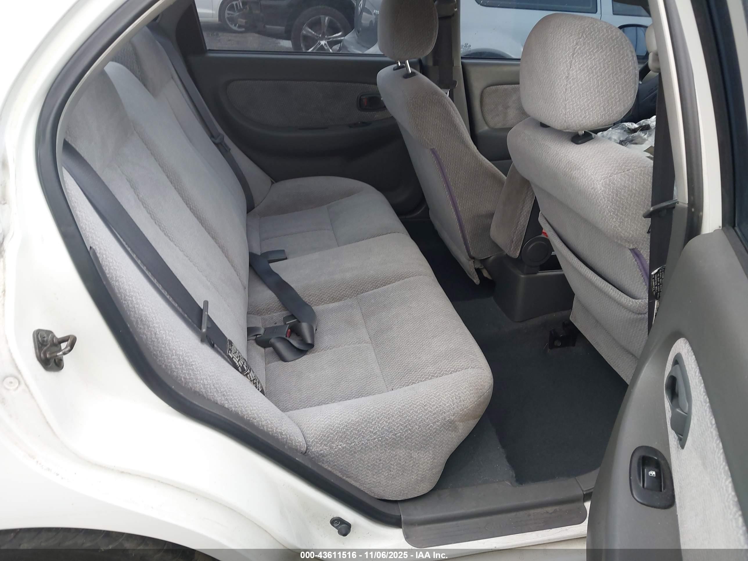 2004 Kia Spectra Ls Белый vin: KNAFB121545315303