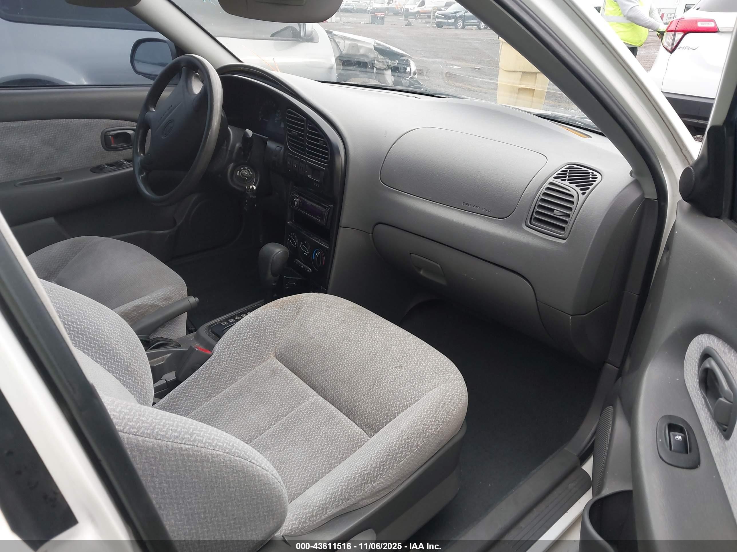 2004 Kia Spectra Ls Белый vin: KNAFB121545315303