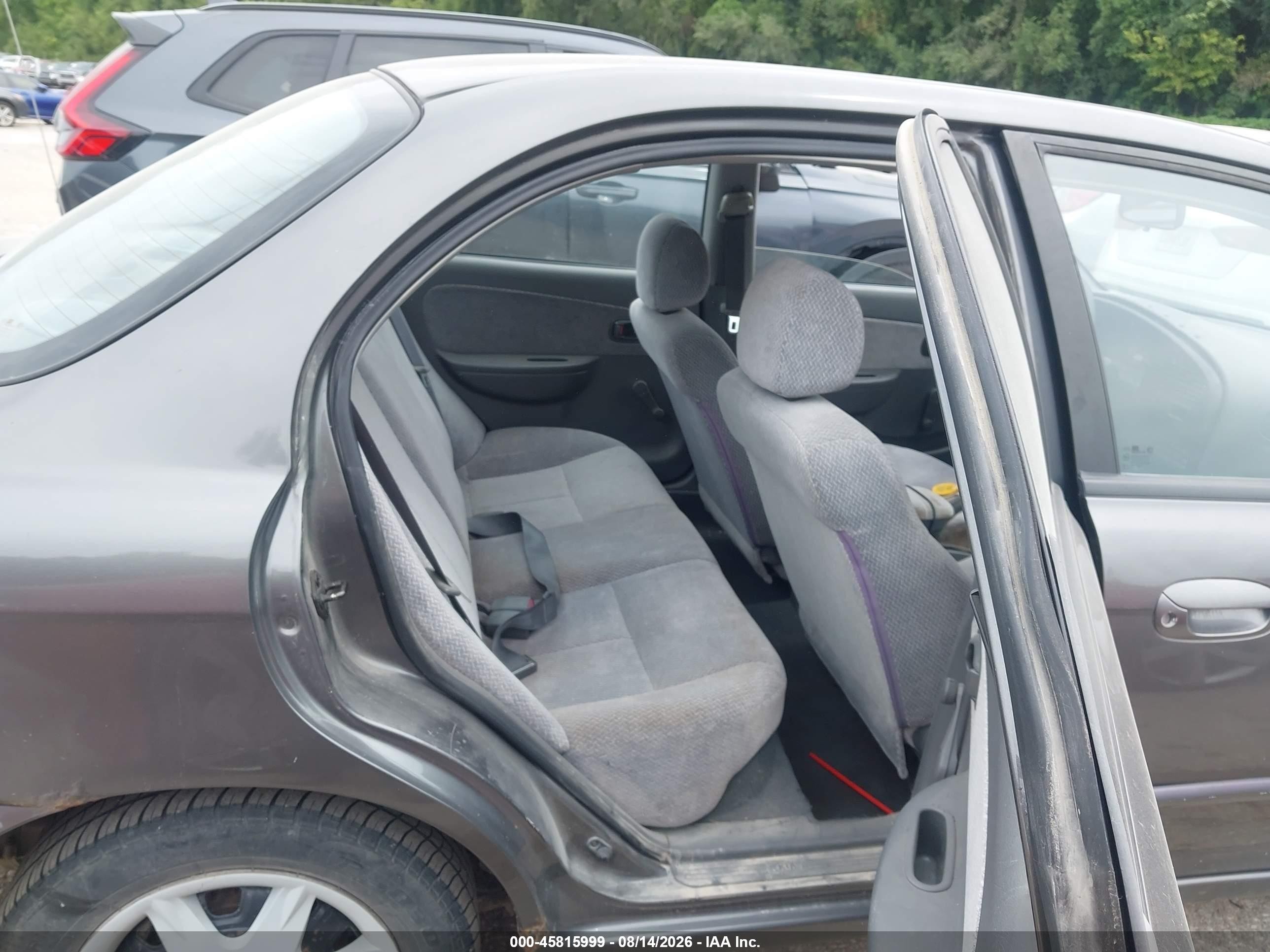 2003 Kia Spectra Ls Gray vin: KNAFB121635254235