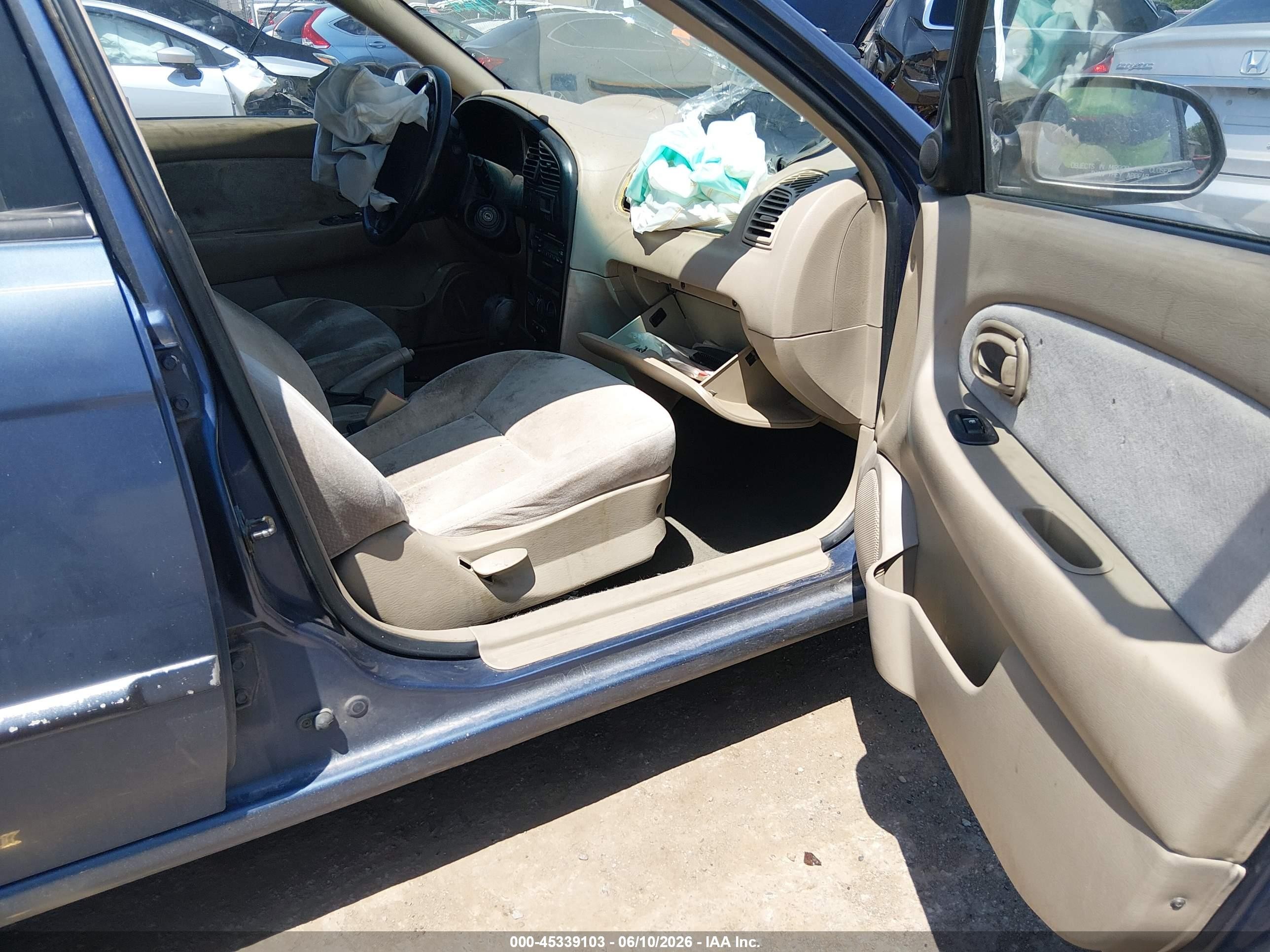 2002 Kia Spectra Ls Blue vin: KNAFB121725199647