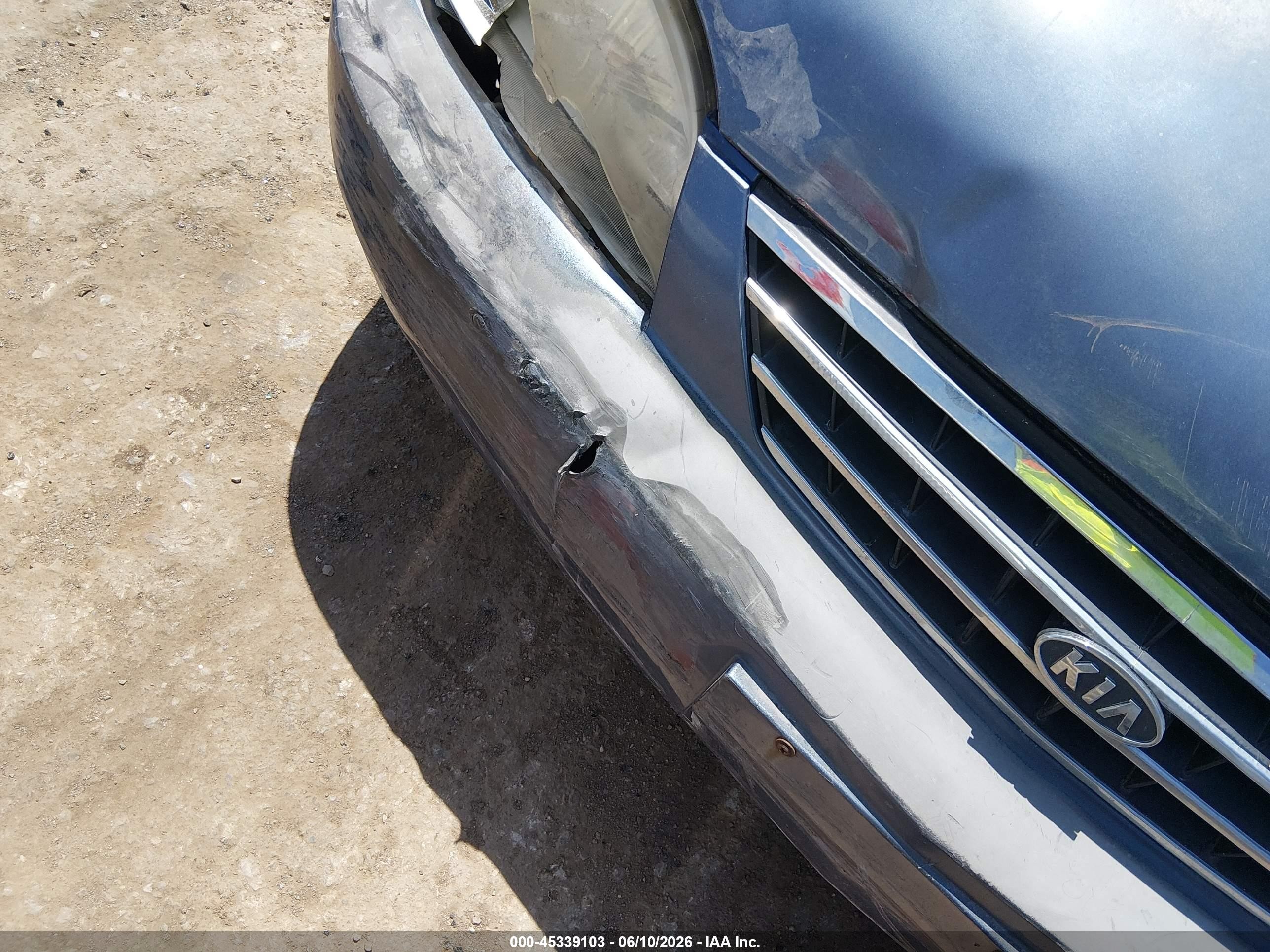 2002 Kia Spectra Ls Blue vin: KNAFB121725199647