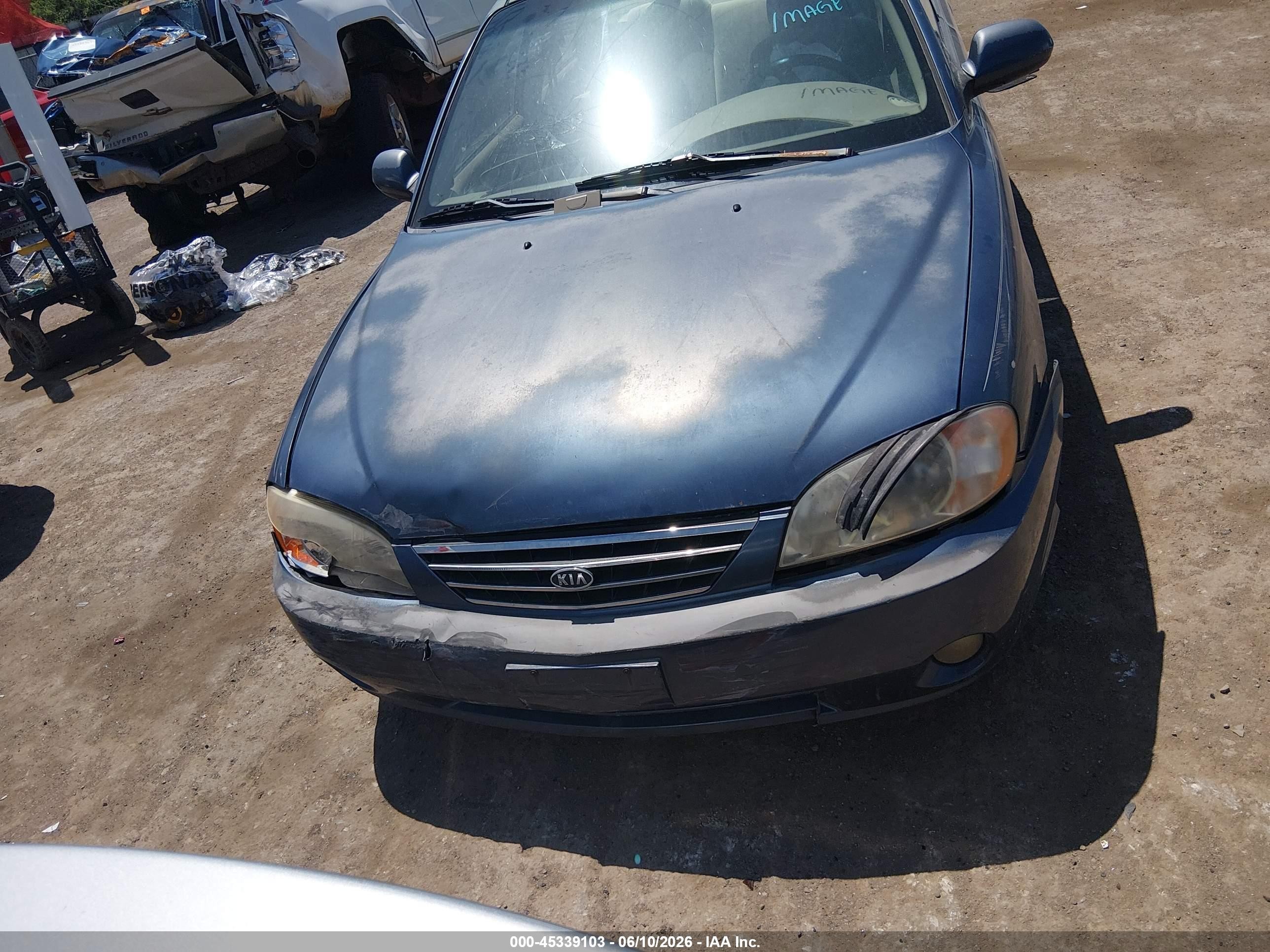 2002 Kia Spectra Ls Blue vin: KNAFB121725199647