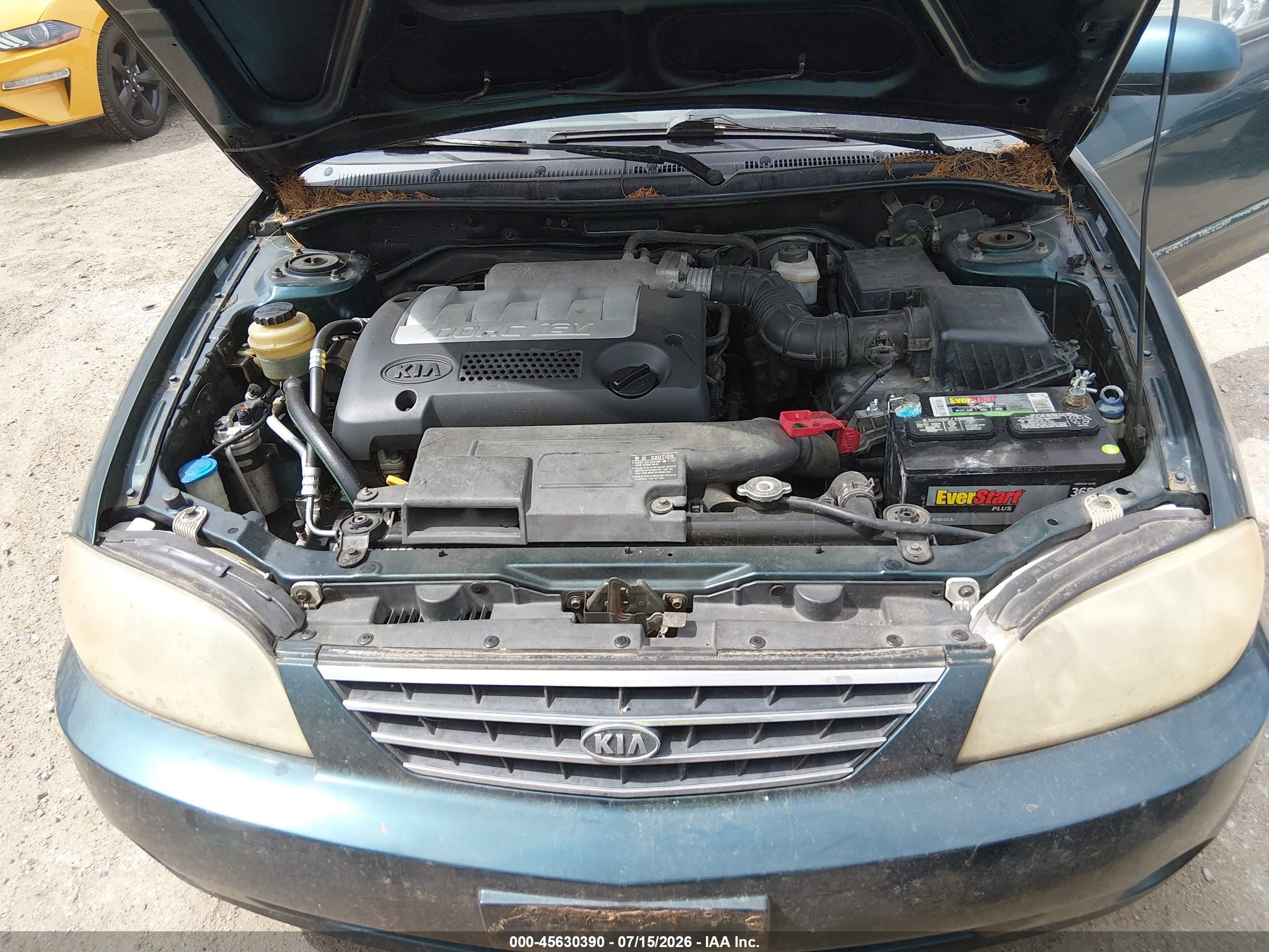 2002 Kia Spectra Ls Green vin: KNAFB121825133298