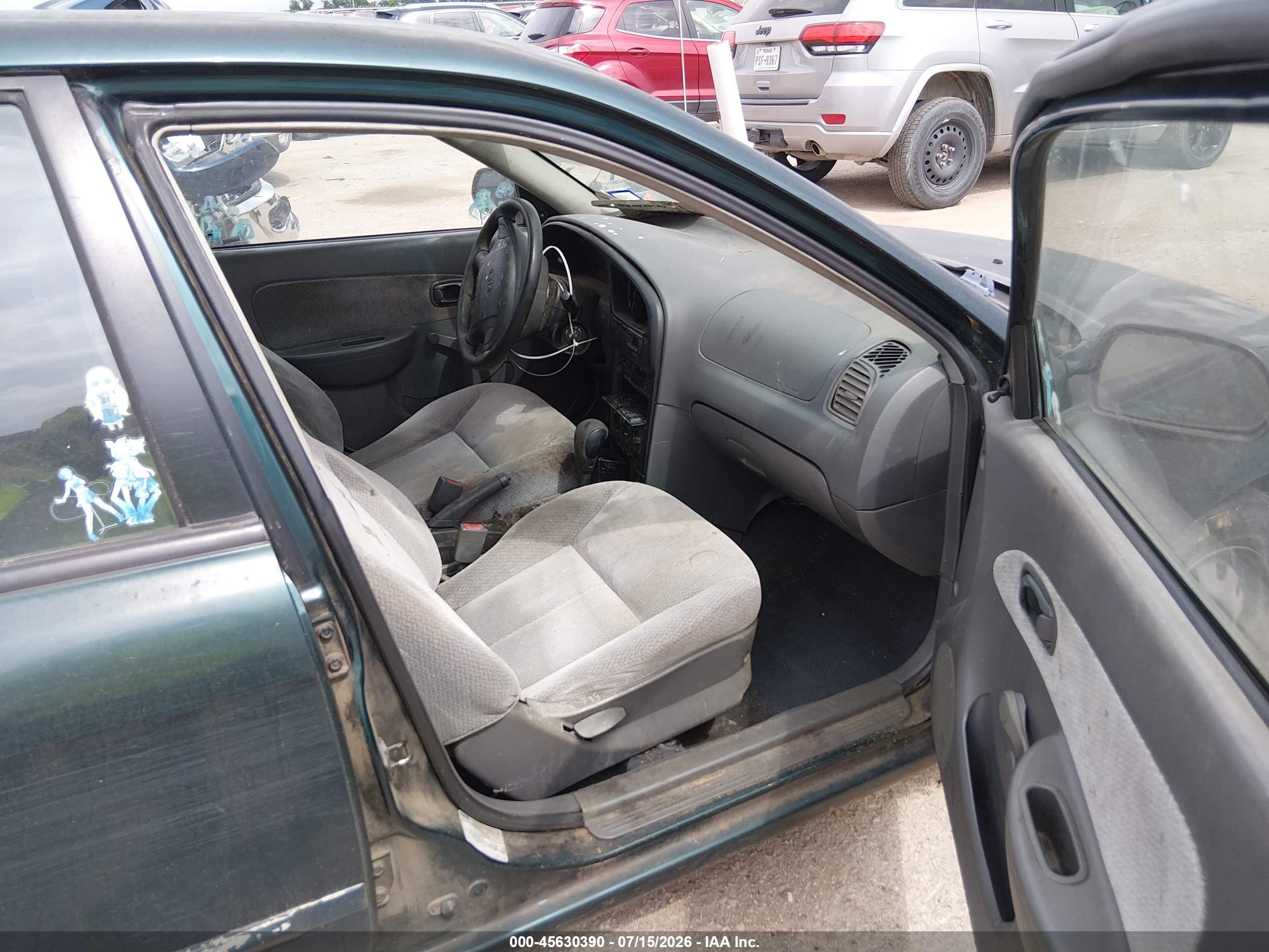 2002 Kia Spectra Ls Green vin: KNAFB121825133298