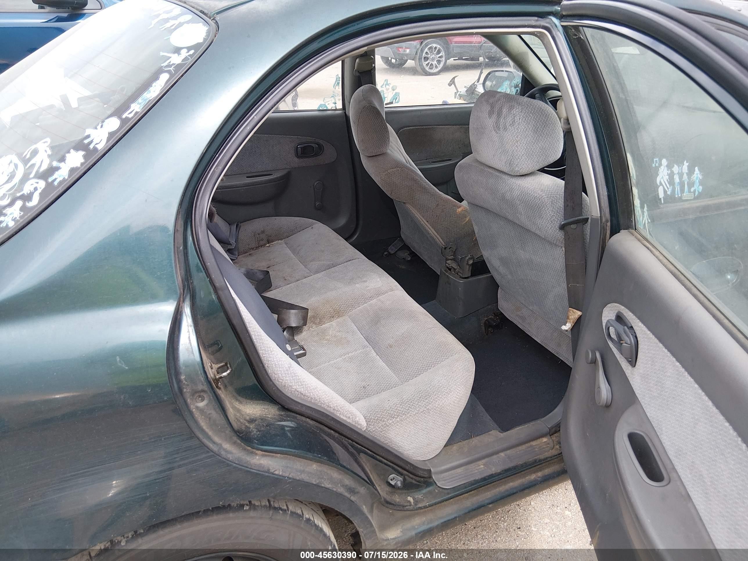 2002 Kia Spectra Ls Green vin: KNAFB121825133298