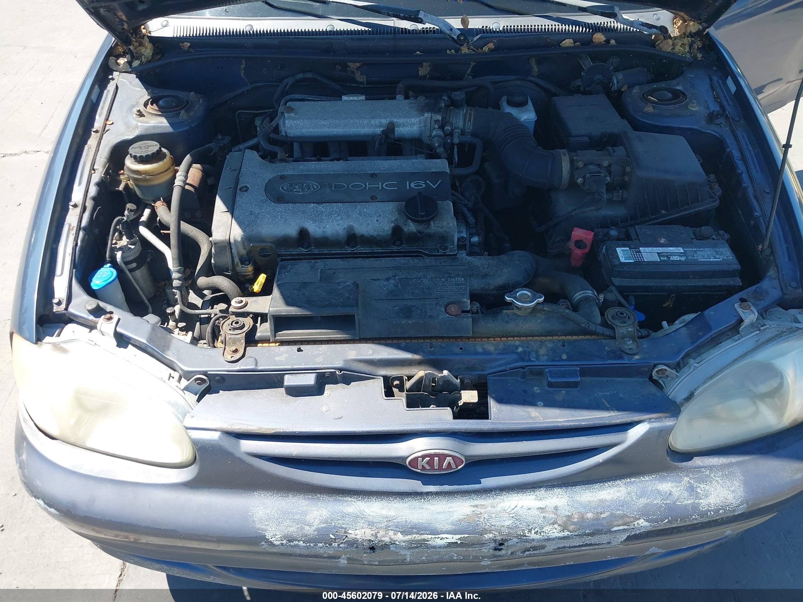 2001 Kia Sephia Ls Blue vin: KNAFB121X15080974
