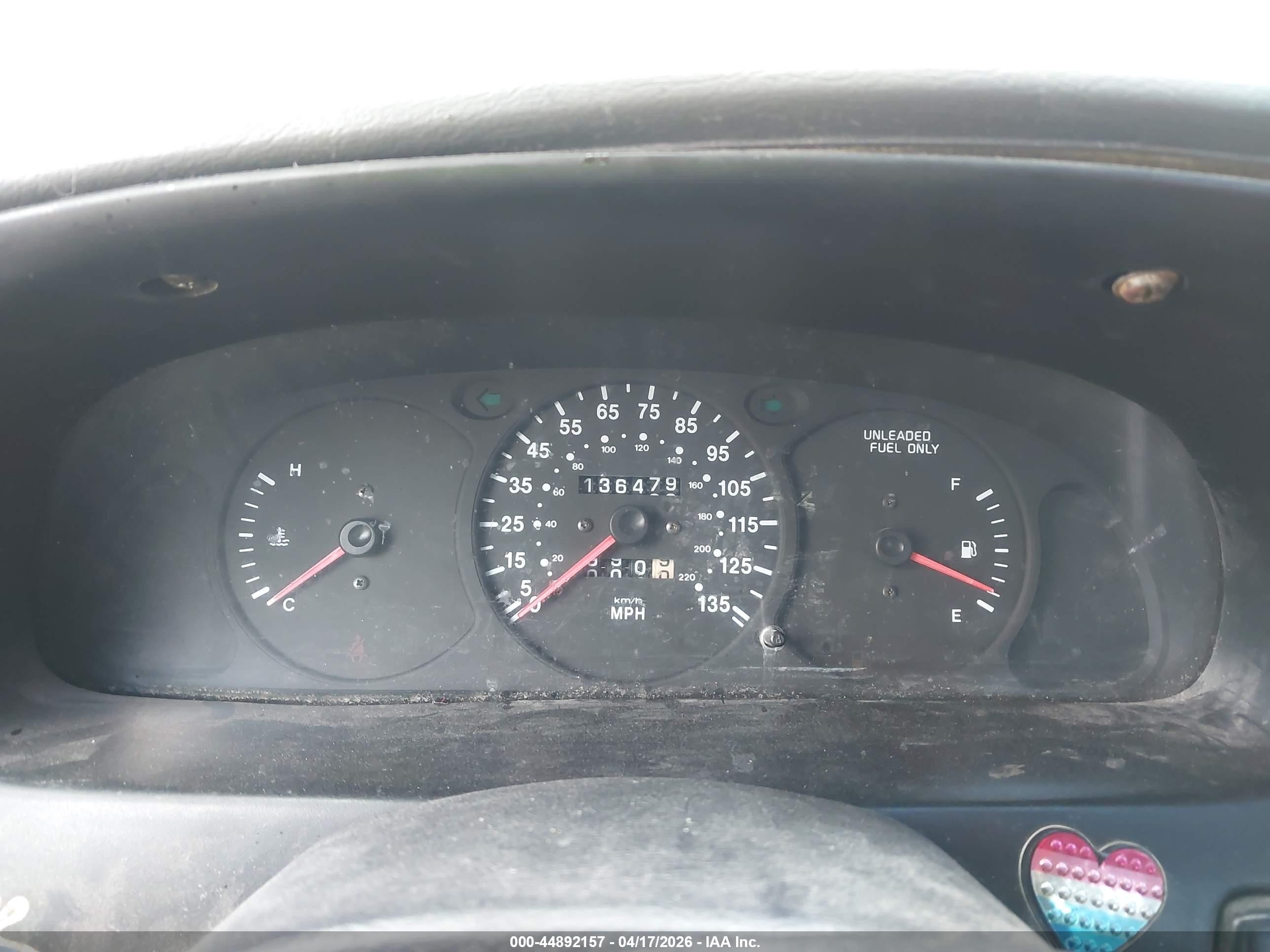 1999 Kia Sephia Ls White vin: KNAFB121XX5773598