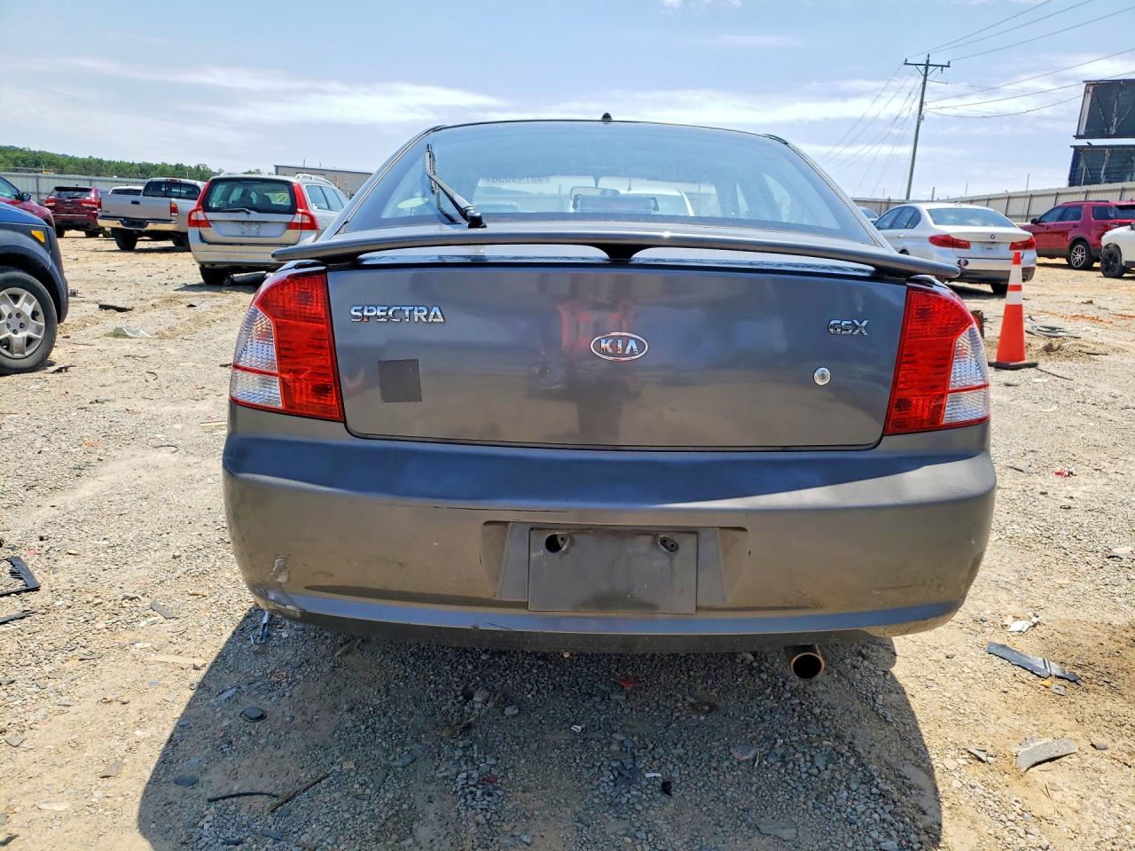 2003 Kia Spectra Gs Gray vin: KNAFB161035094959