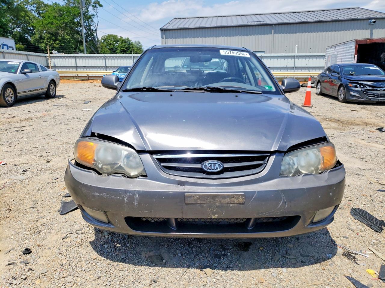 2003 Kia Spectra Gs Gray vin: KNAFB161035094959