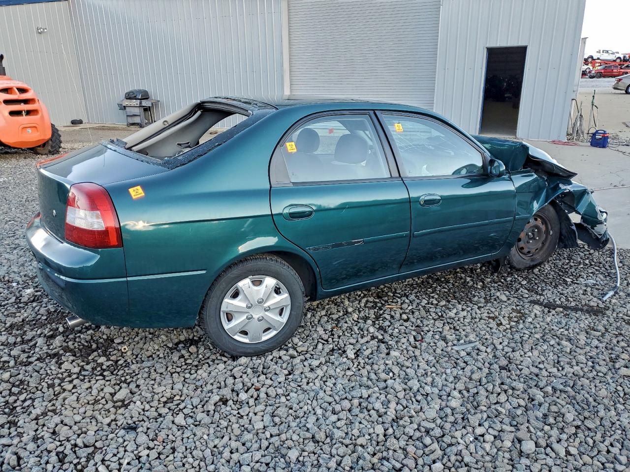 2001 Kia Spectra Gs Green vin: KNAFB161315036194