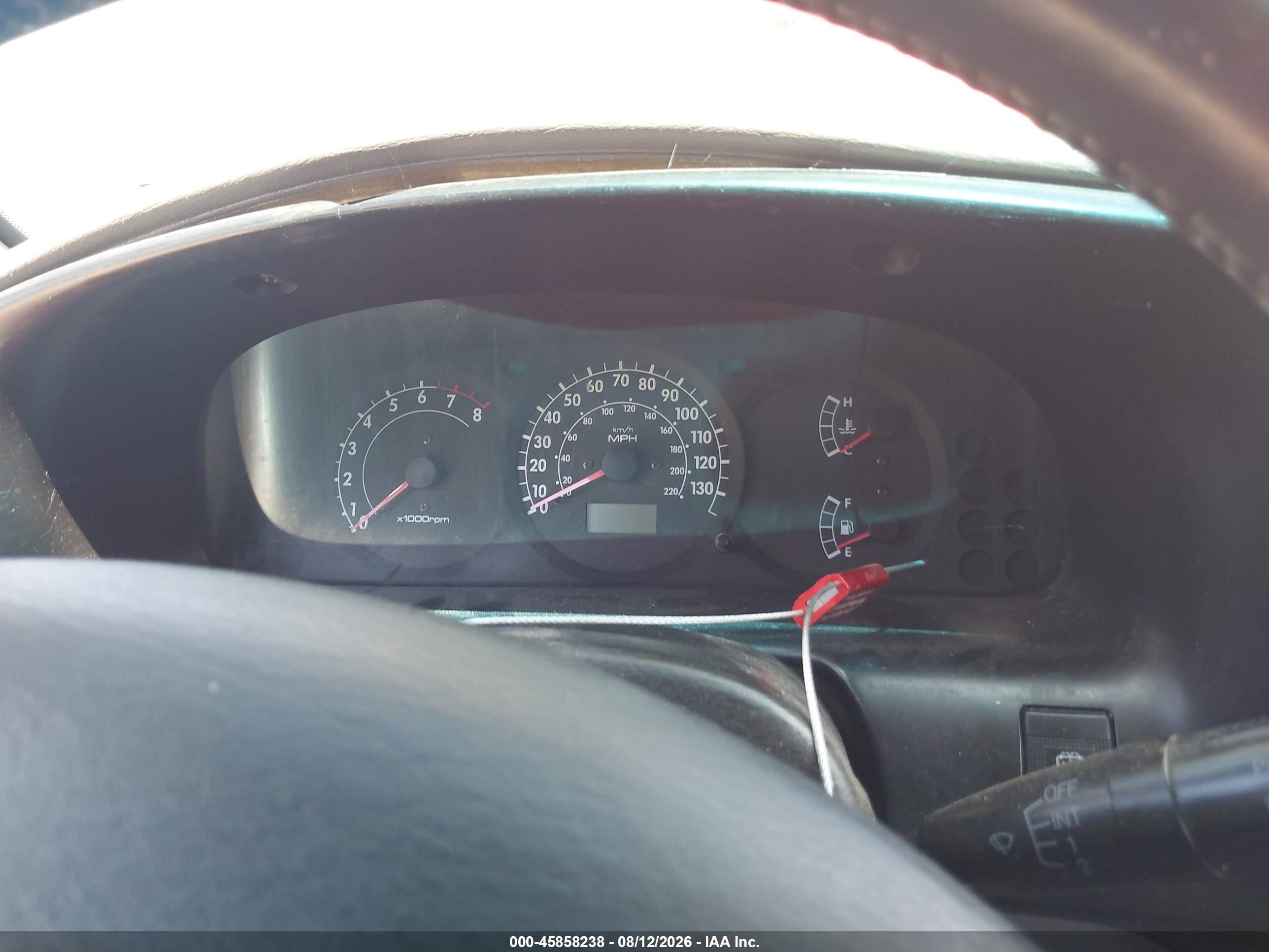 2003 Kia Spectra Gs/gsx Red vin: KNAFB161335120177