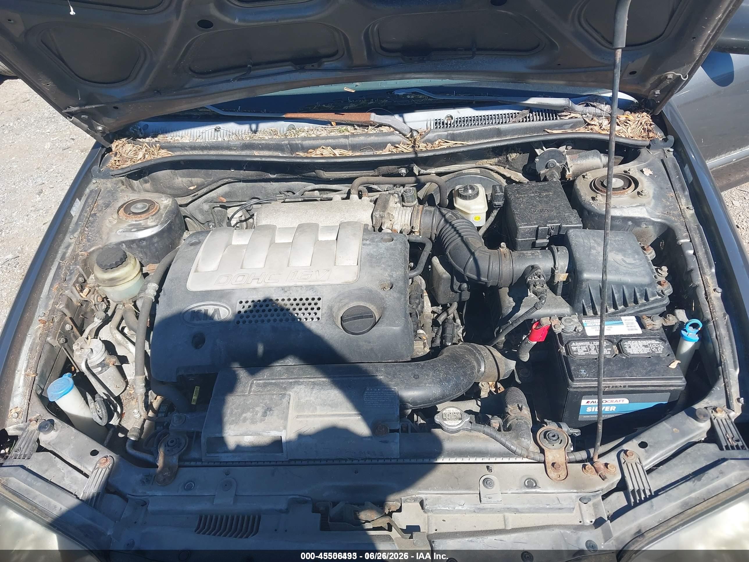 2004 Kia Spectra Gs/gsx Серый vin: KNAFB161645137508