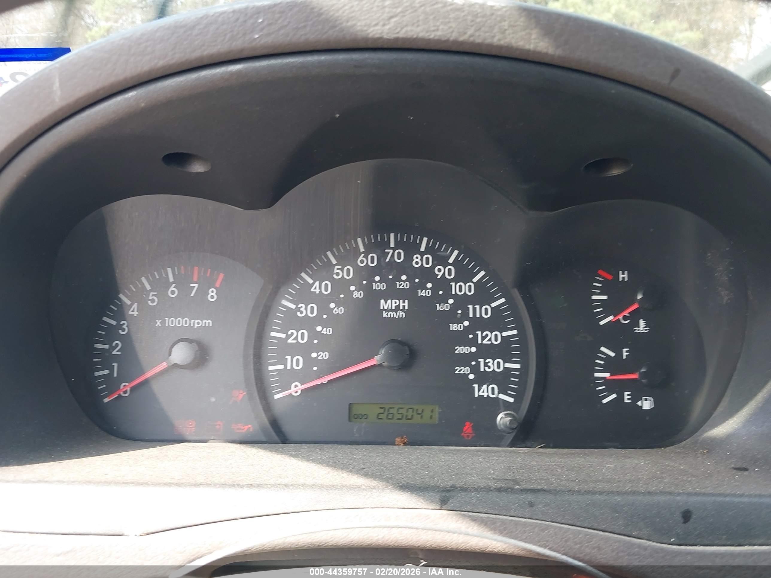 2004 Kia Spectra Ex/lx Gold vin: KNAFE121045040480