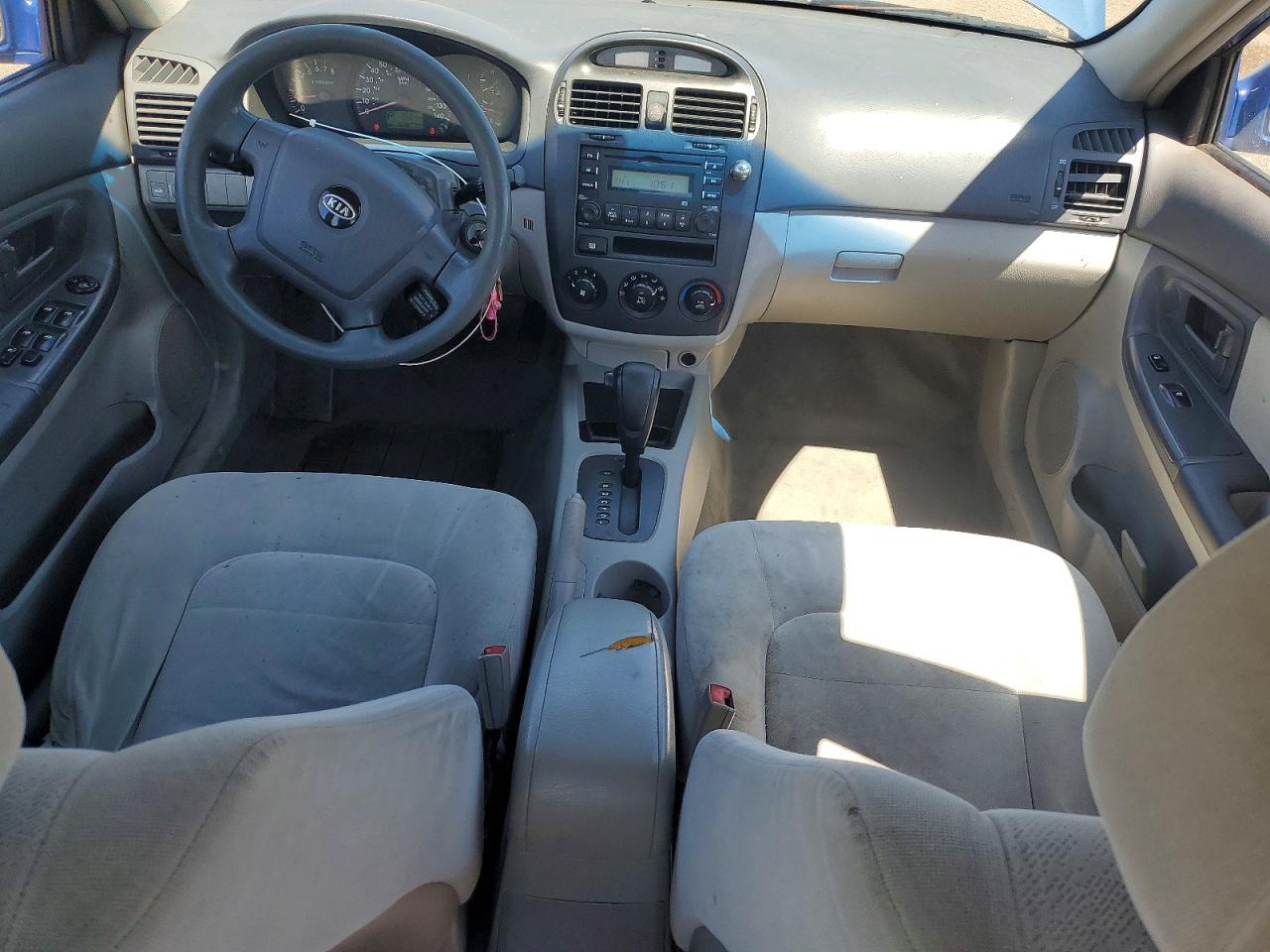 2005 Kia Spectra Lx/ex Blue vin: KNAFE121055090829