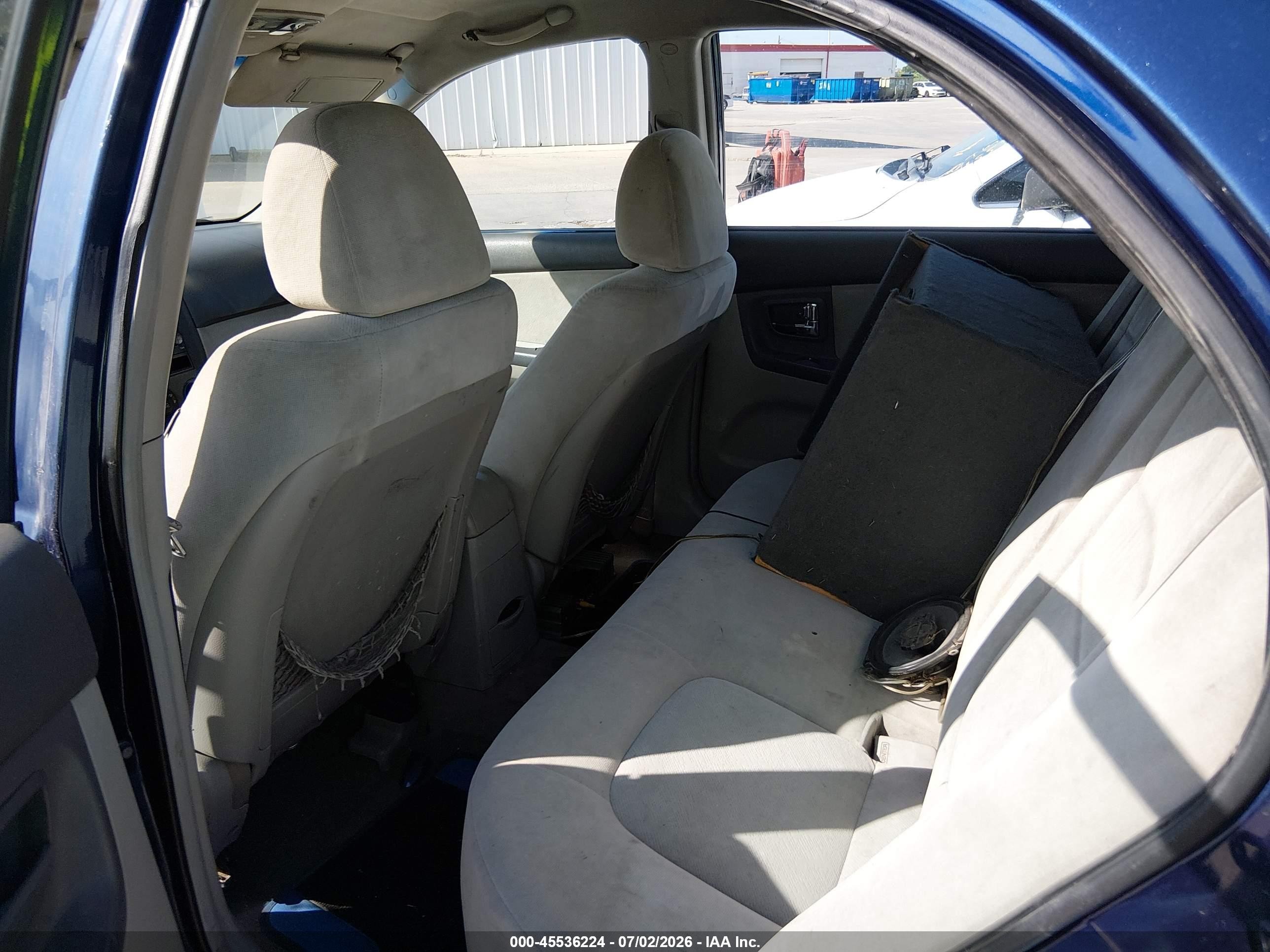 2005 Kia Spectra Ex/lx/sx Blue vin: KNAFE121055122355