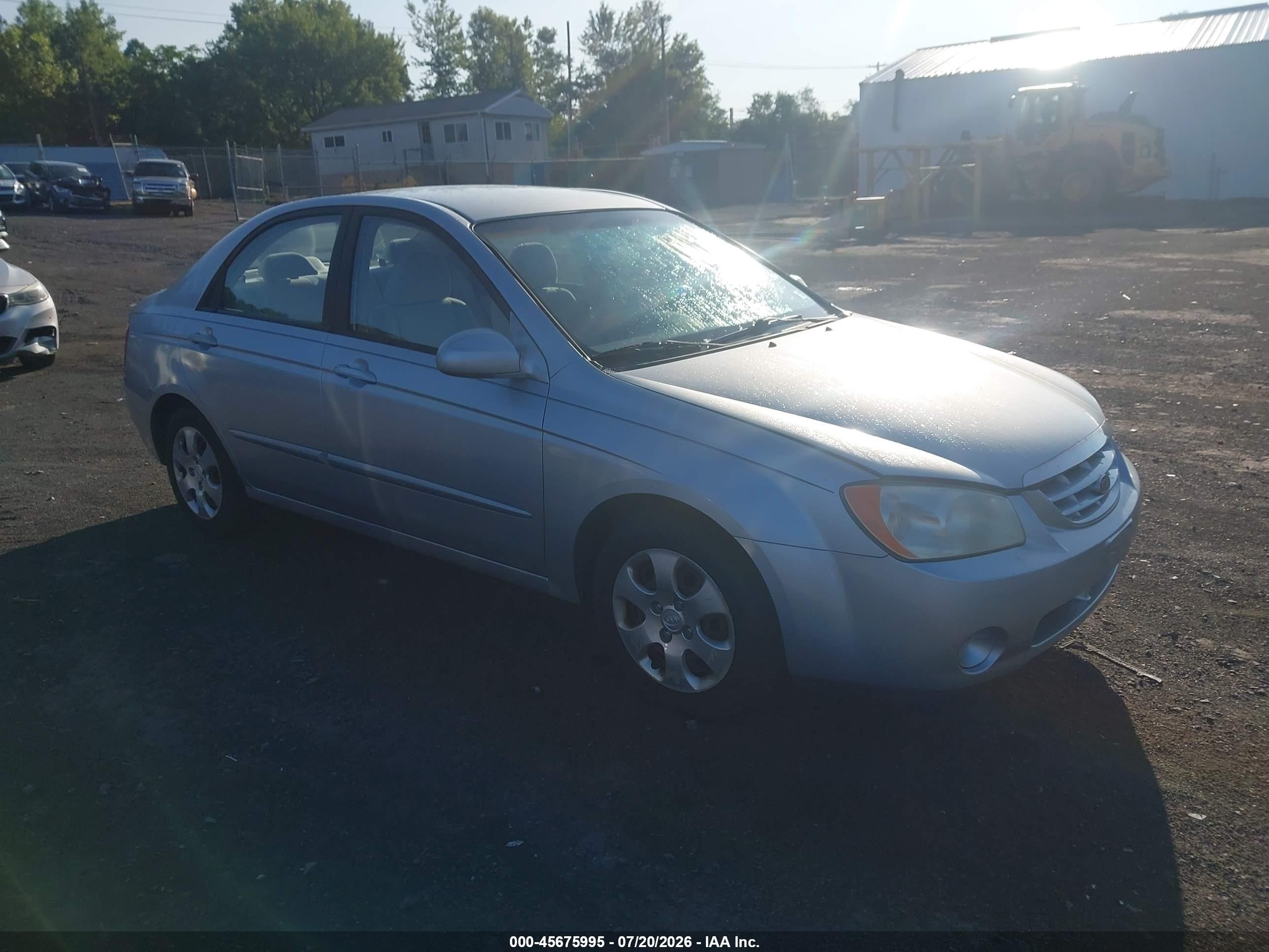 2006 Kia Spectra Ex/lx/sx Light Blue vin: KNAFE121065240486