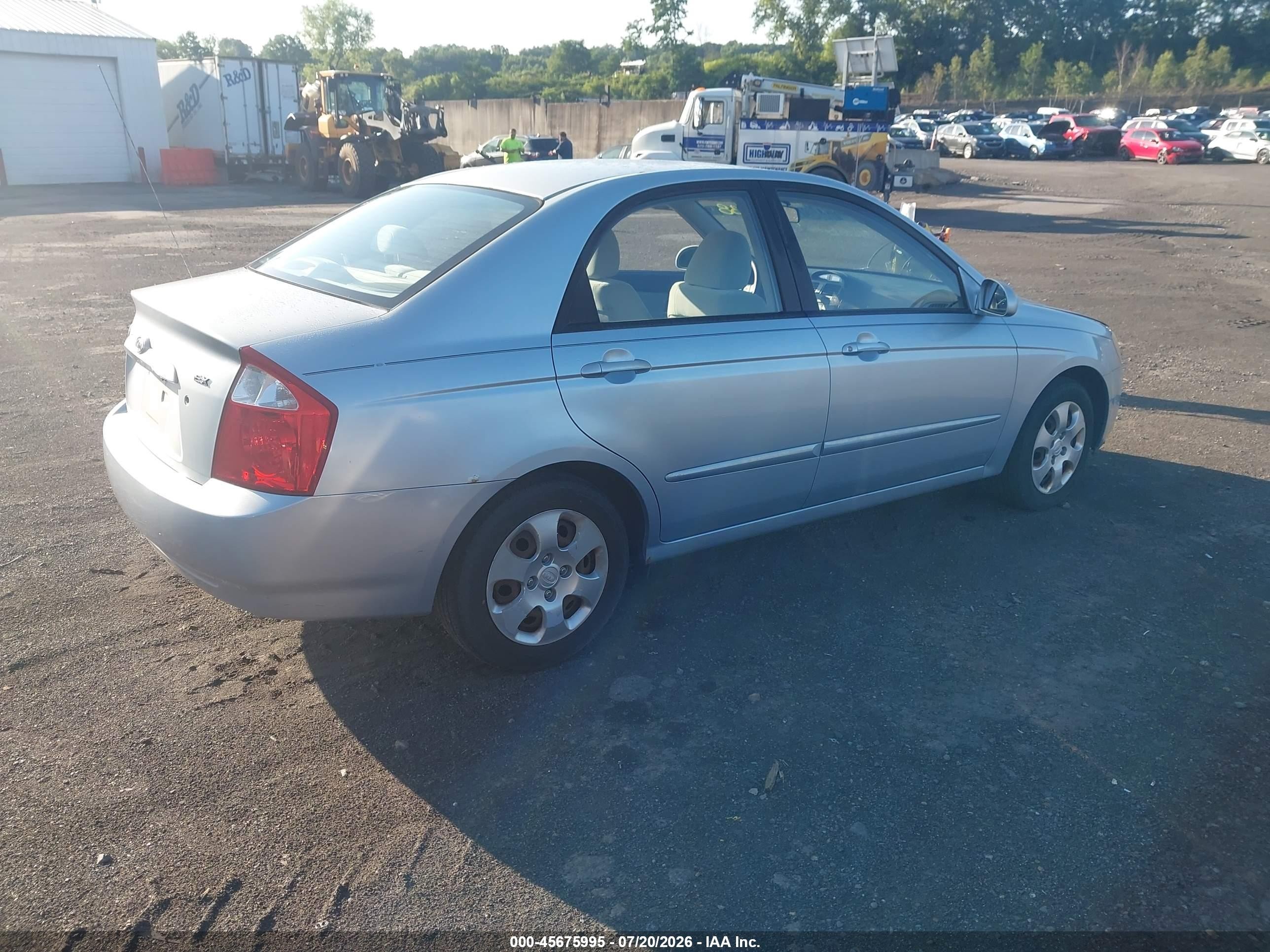 2006 Kia Spectra Ex/lx/sx Light Blue vin: KNAFE121065240486
