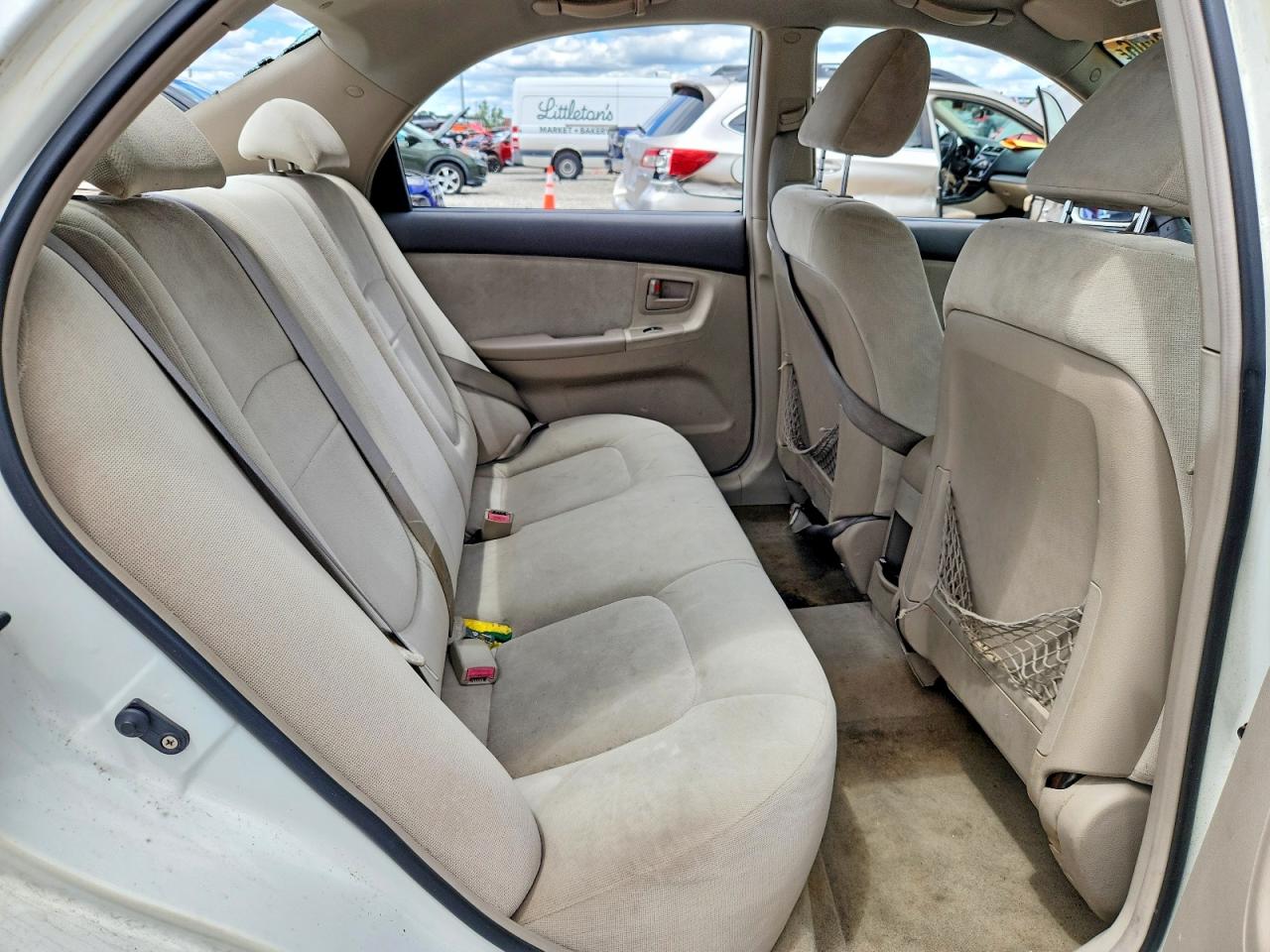 2006 Kia Spectra Ex White vin: KNAFE121065356044