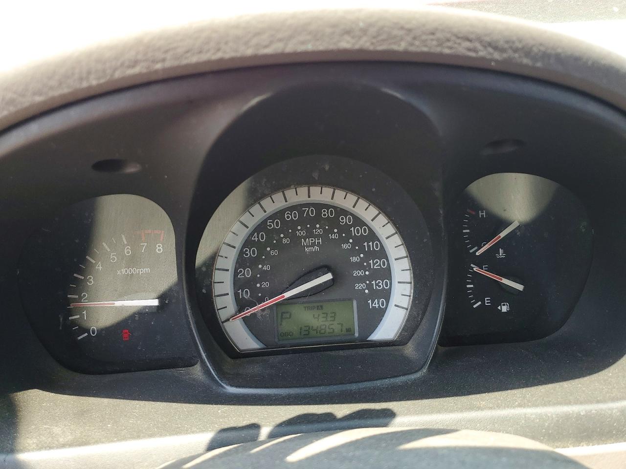 2007 Kia Spectra Lx Red vin: KNAFE121075438695