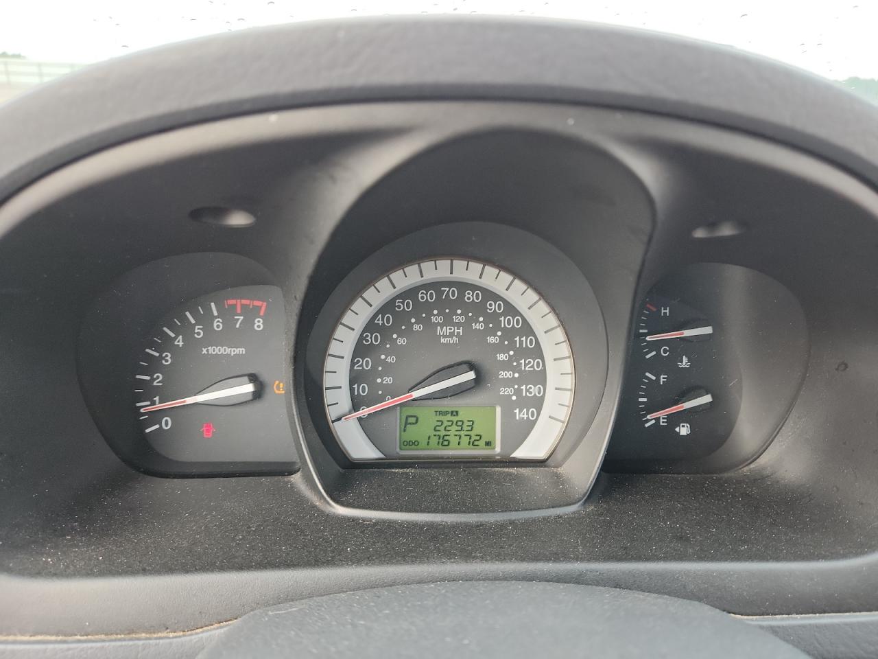 2007 Kia Spectra Lx Blue vin: KNAFE121075448949