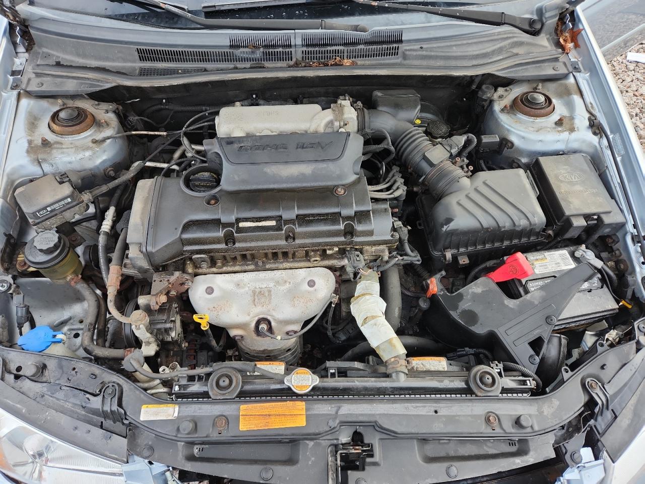 2007 Kia Spectra Lx Blue vin: KNAFE121075448949
