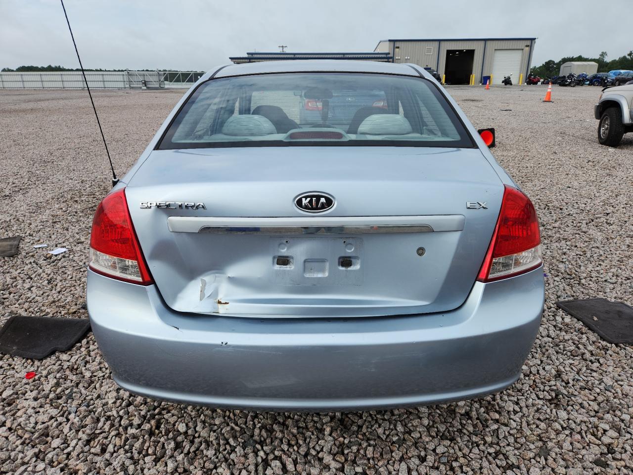 2007 Kia Spectra Lx Blue vin: KNAFE121075448949