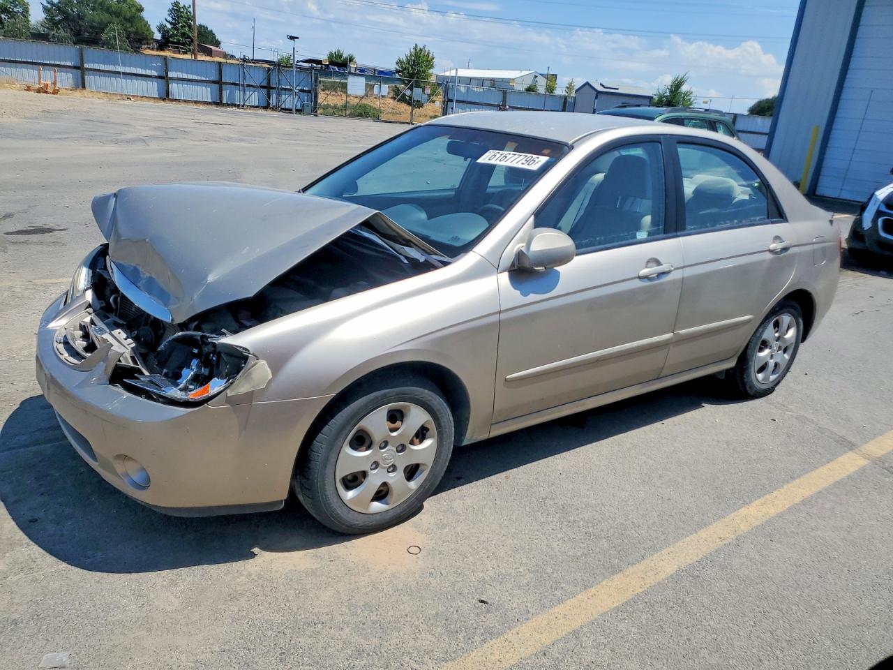 2006 Kia Spectra Ex Tan vin: KNAFE121165364539