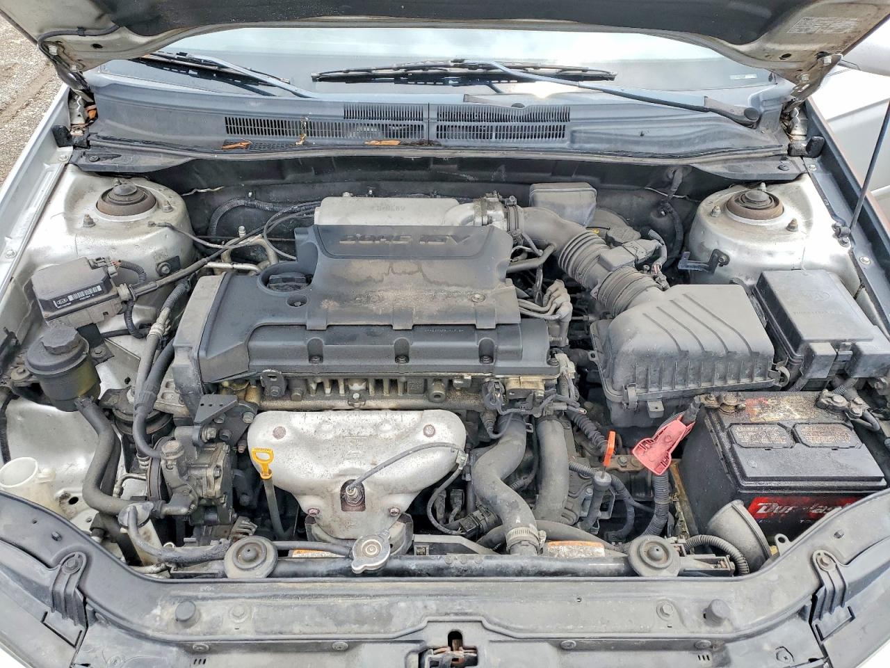 2008 Kia Spectra Lx Silver vin: KNAFE121185521151