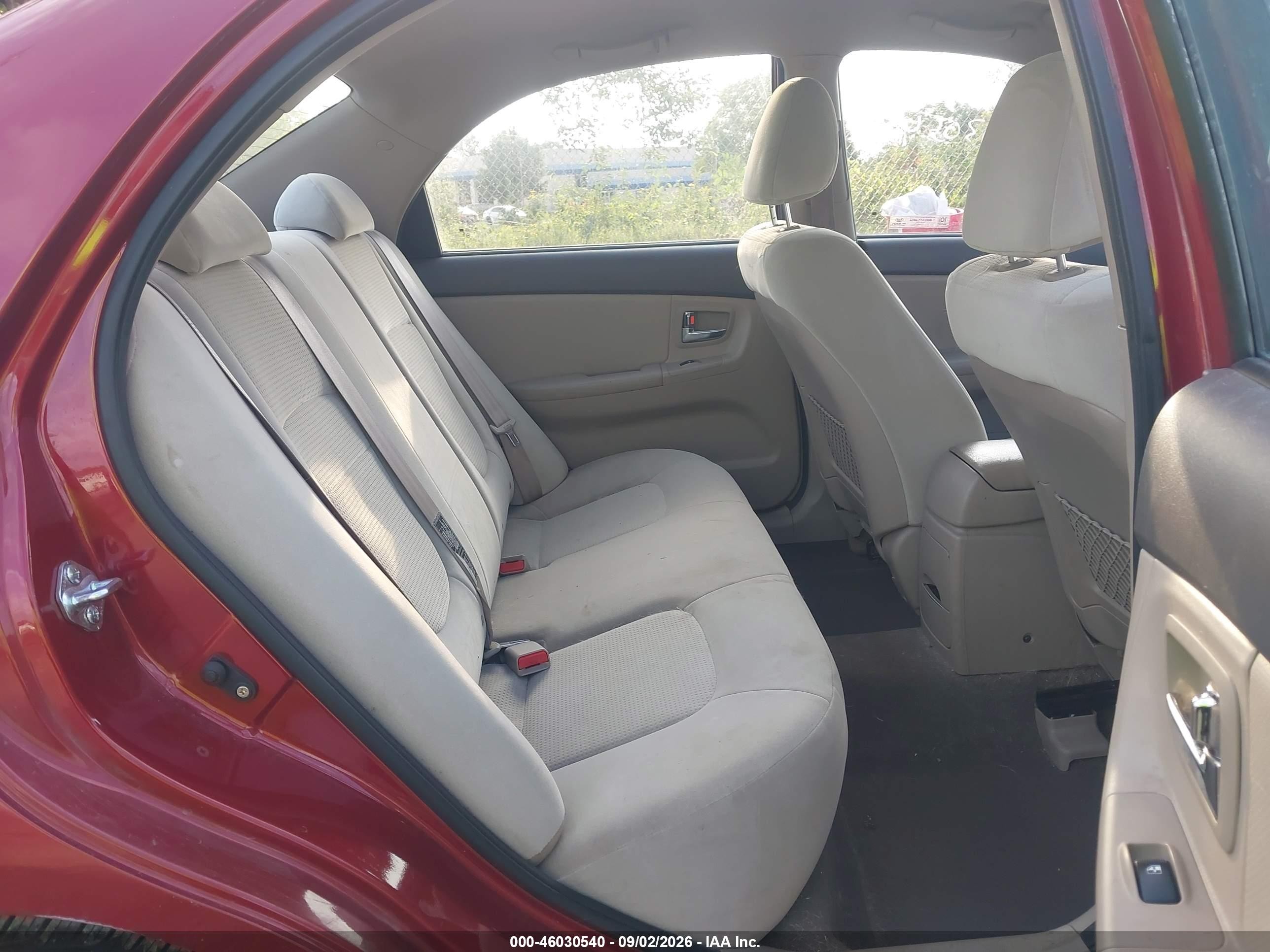2008 Kia Spectra Ex Red vin: KNAFE121185541710