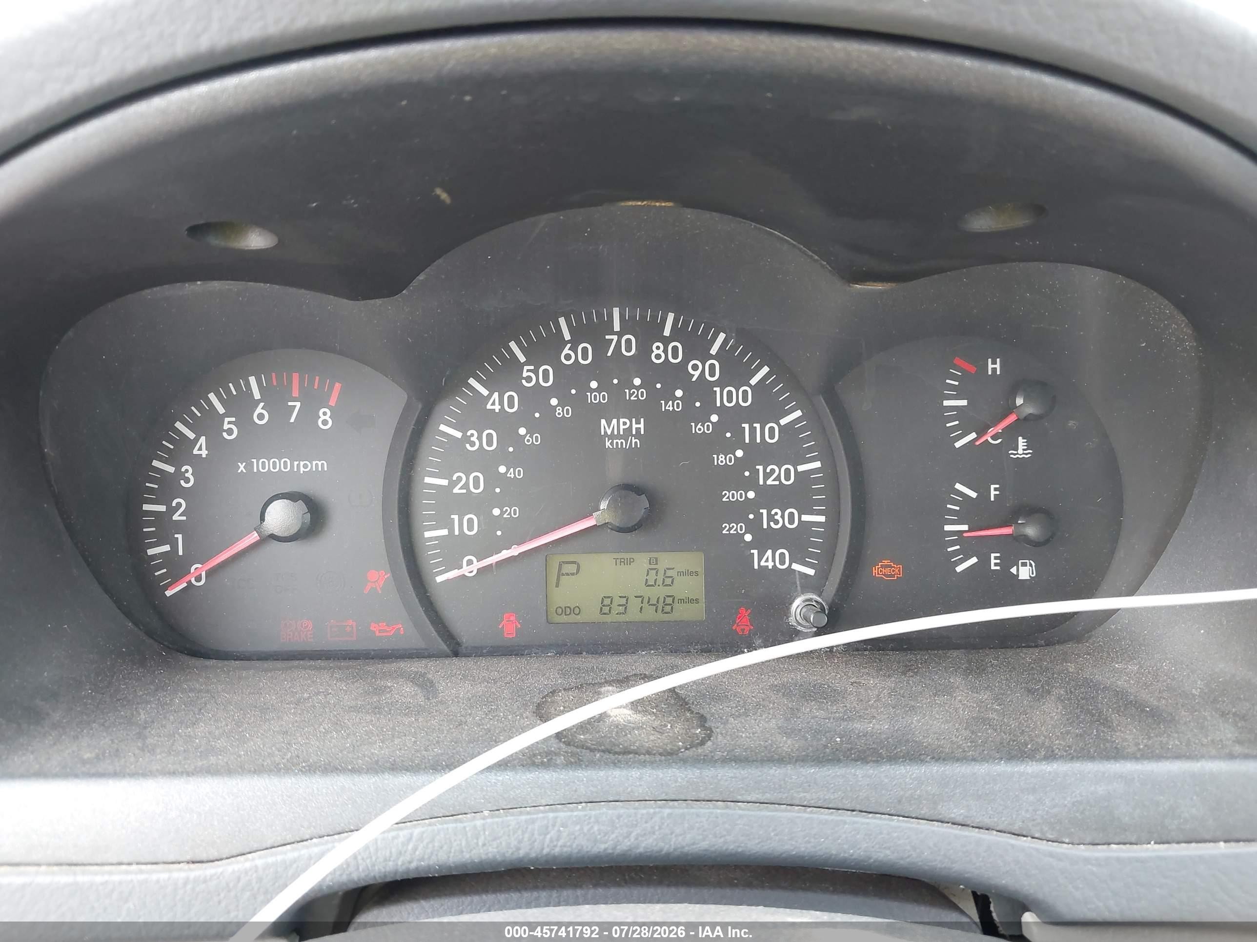 2004 Kia Spectra Ex/lx White vin: KNAFE121245036768