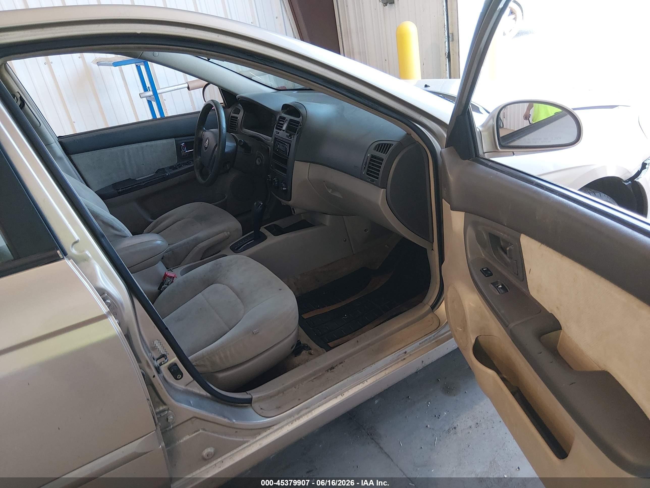 2006 Kia Spectra Ex/lx/sx Бежевый vin: KNAFE121265246516