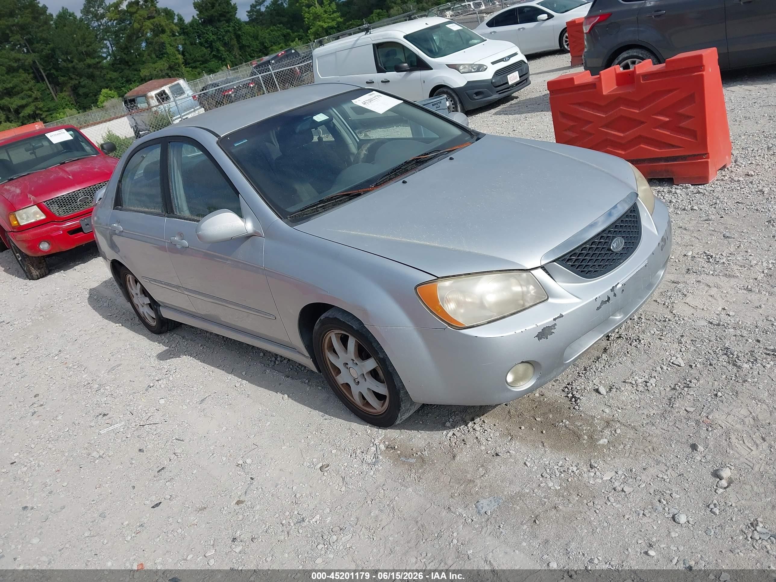 2006 Kia Spectra Ex/lx/sx Серебряный vin: KNAFE121265327564